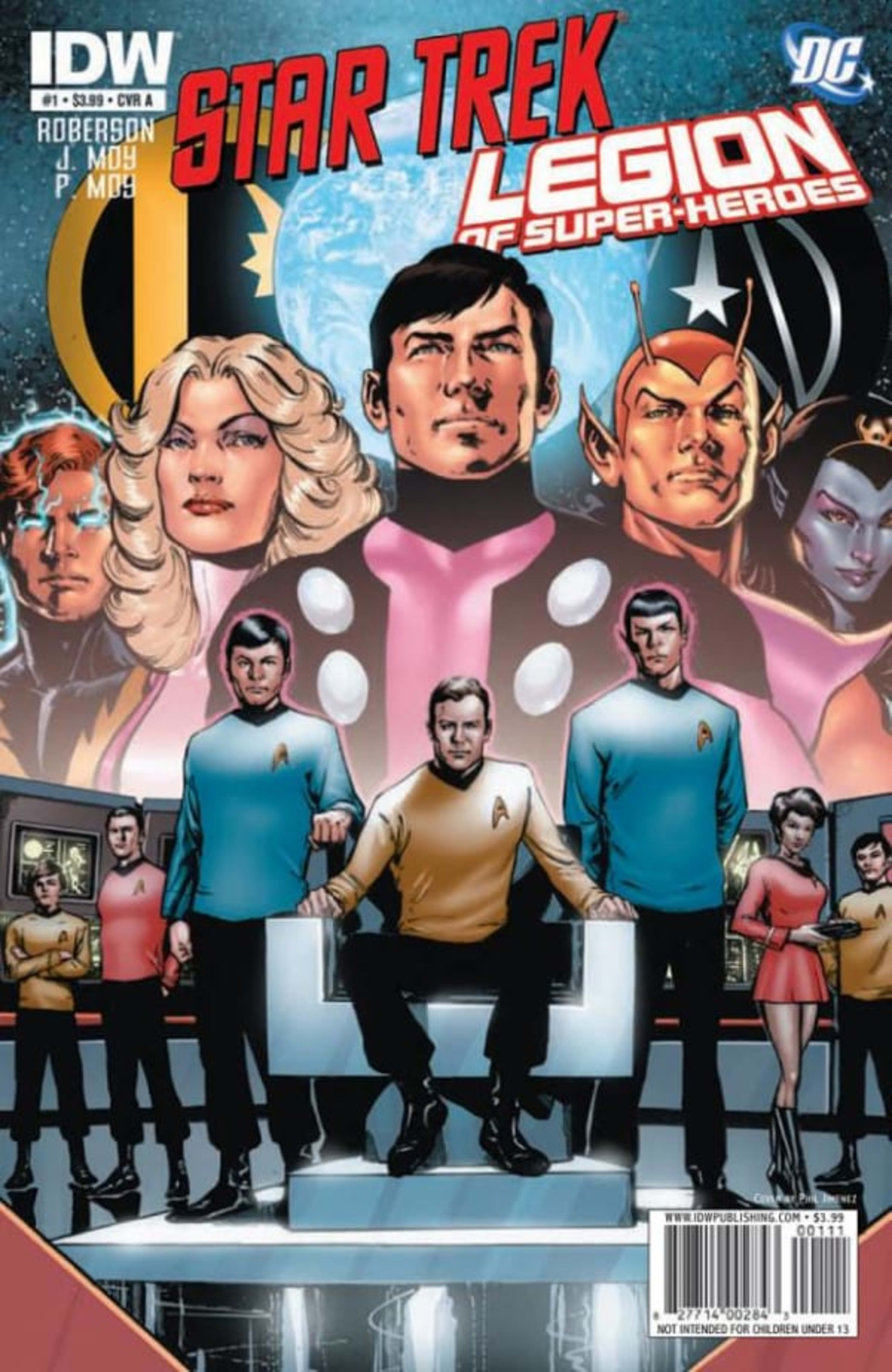 Star Trek/Legion of Super-Heroes cover — © IDW Publishing