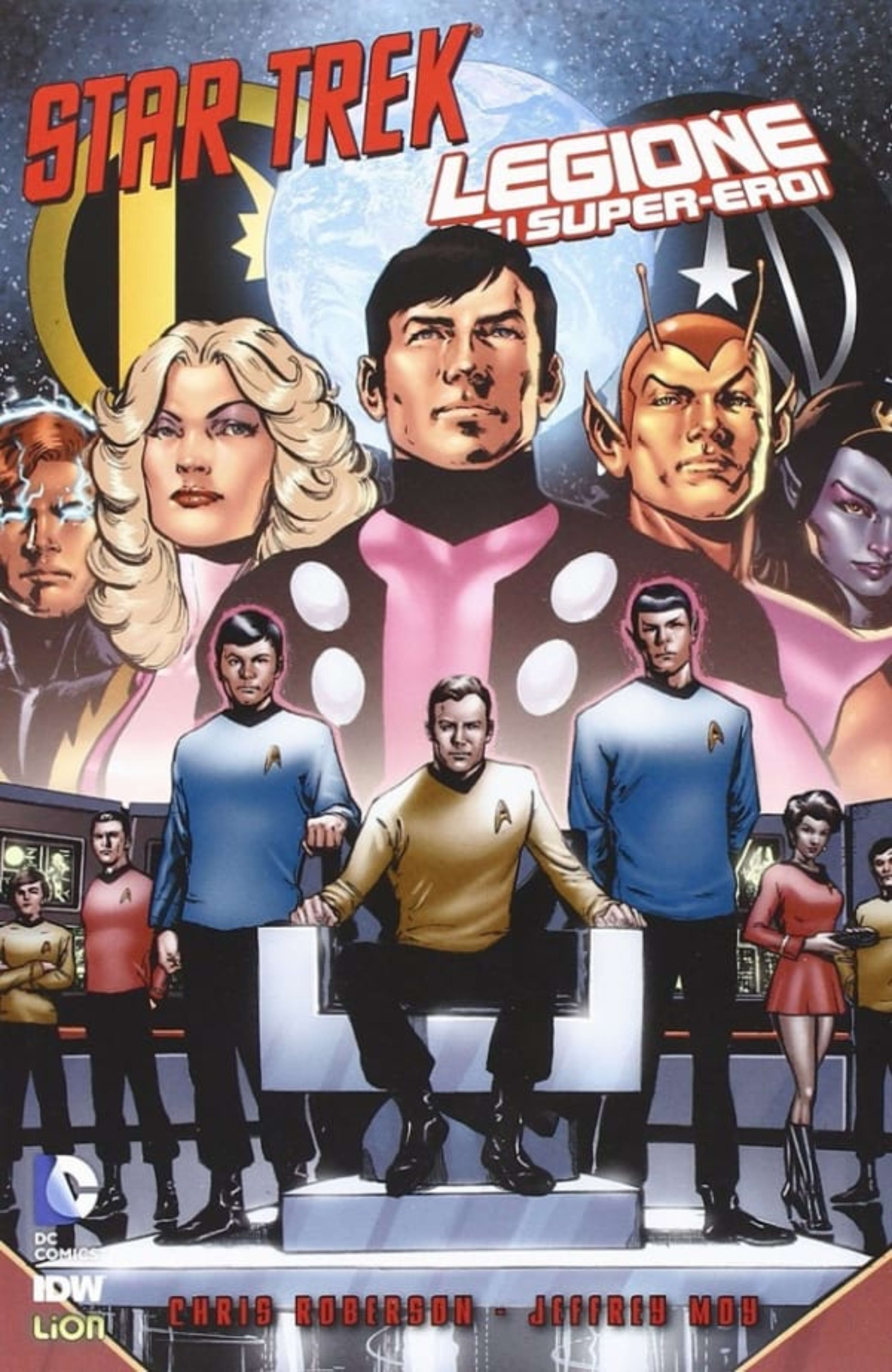 Star Trek/Legione dei super-eroi cover — © RW Edizioni