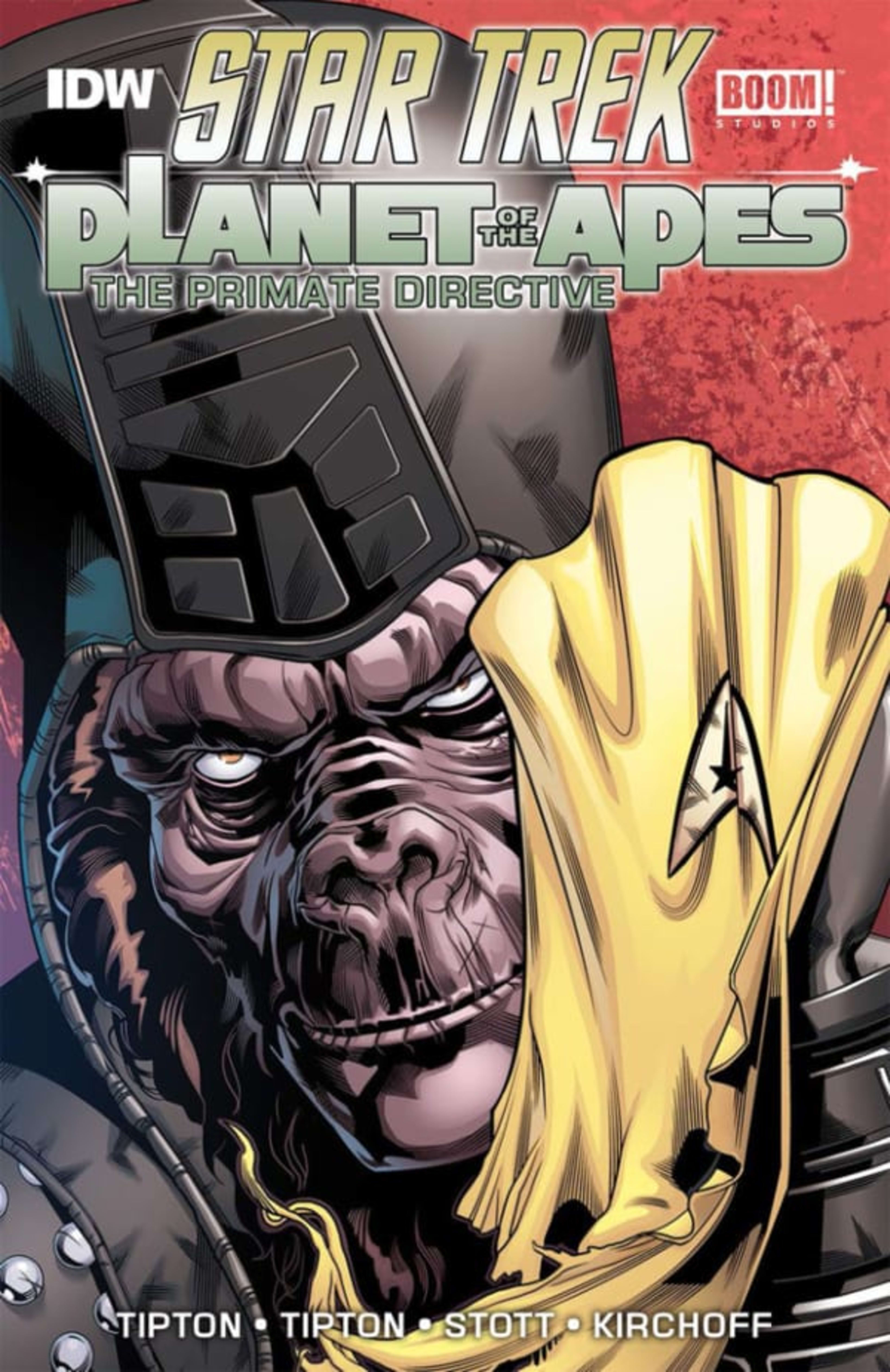 Star Trek/Planet of the Apes: The Primate Directive cover — © IDW Publishing
