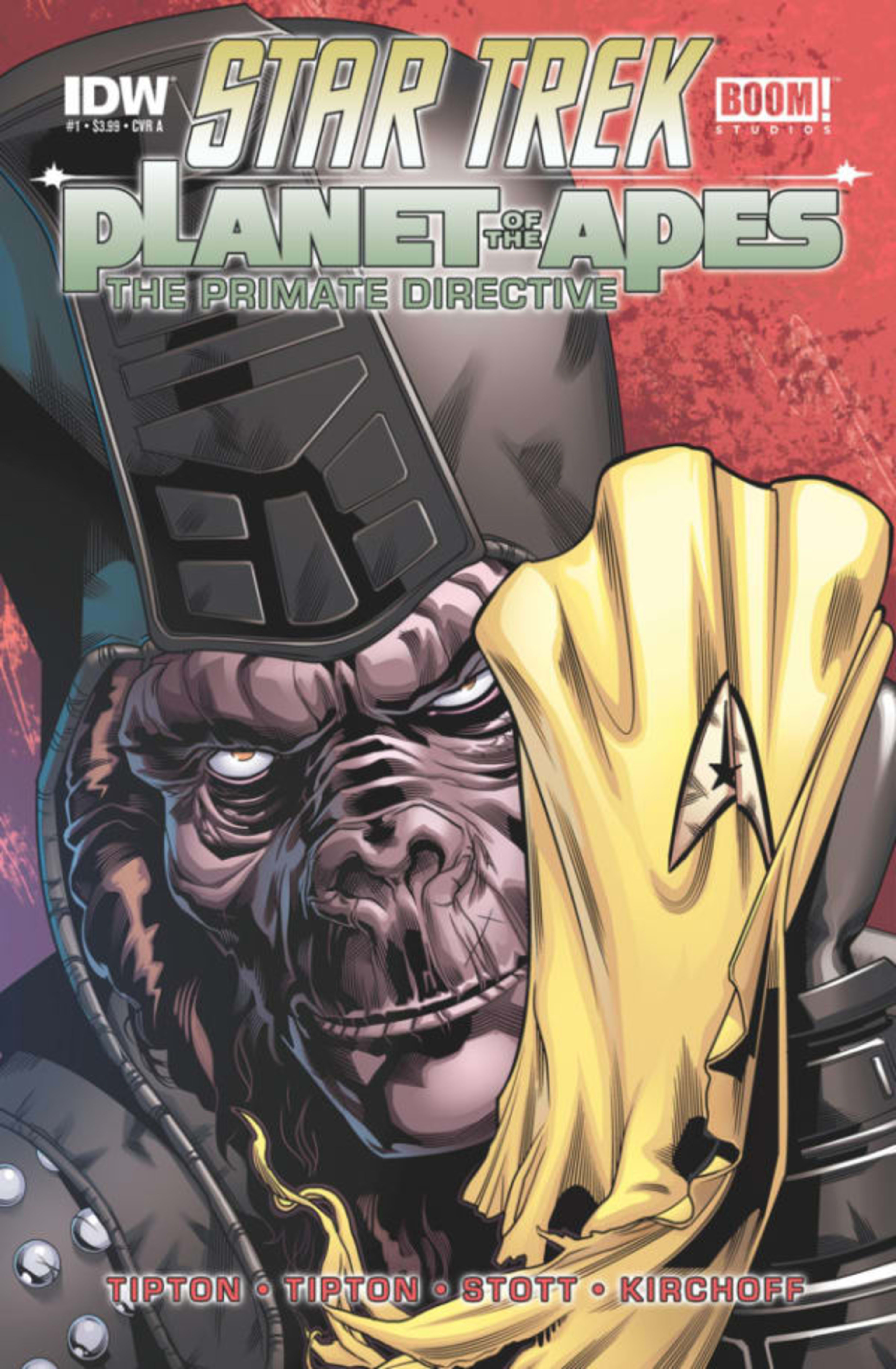 Star Trek/Planet of the Apes: The Primate Directive cover — © IDW Publishing