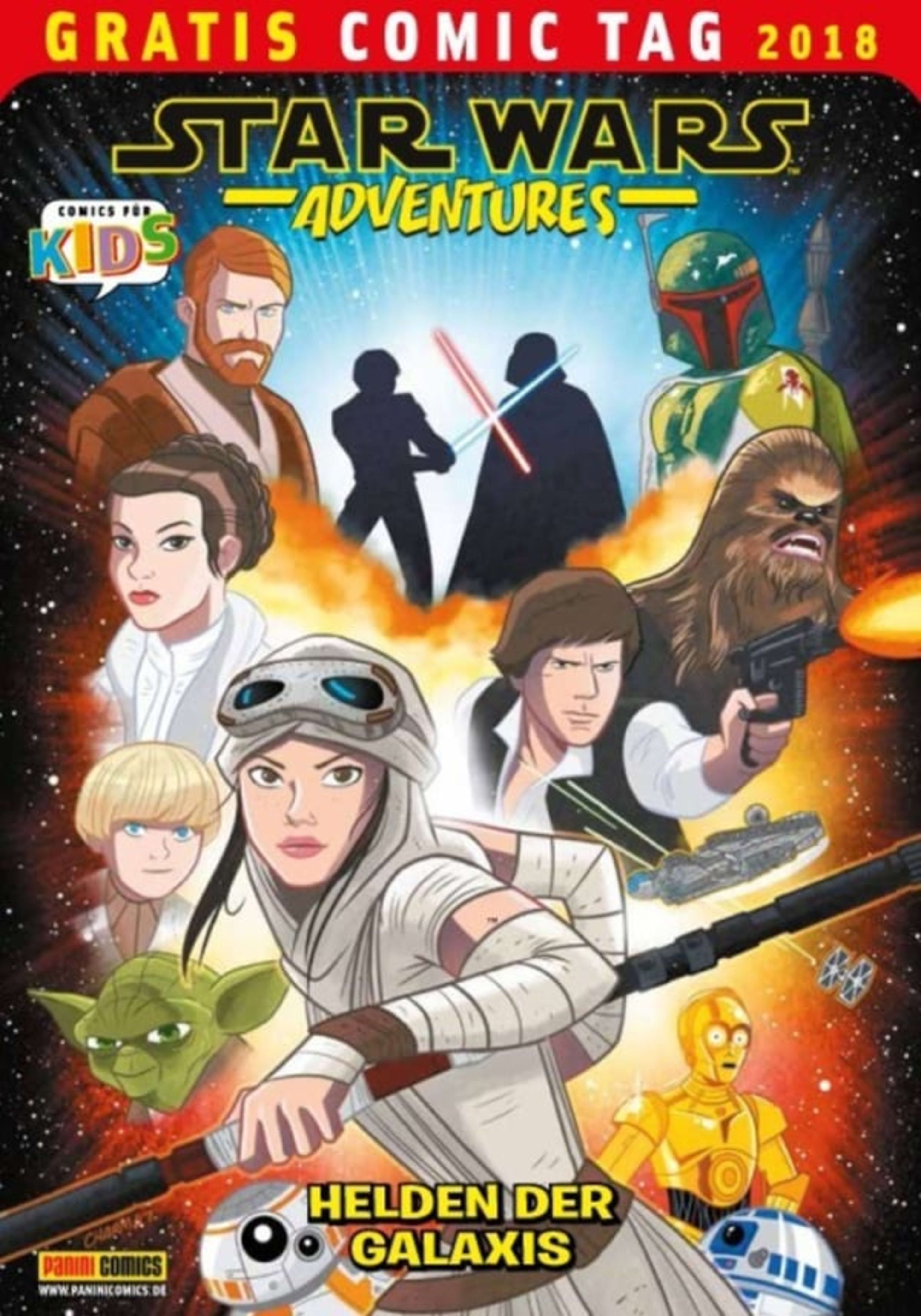 Star Wars Adventures - Helden Der Galaxis: Gratis Comic Tag 2018 cover — © Panini Verlag