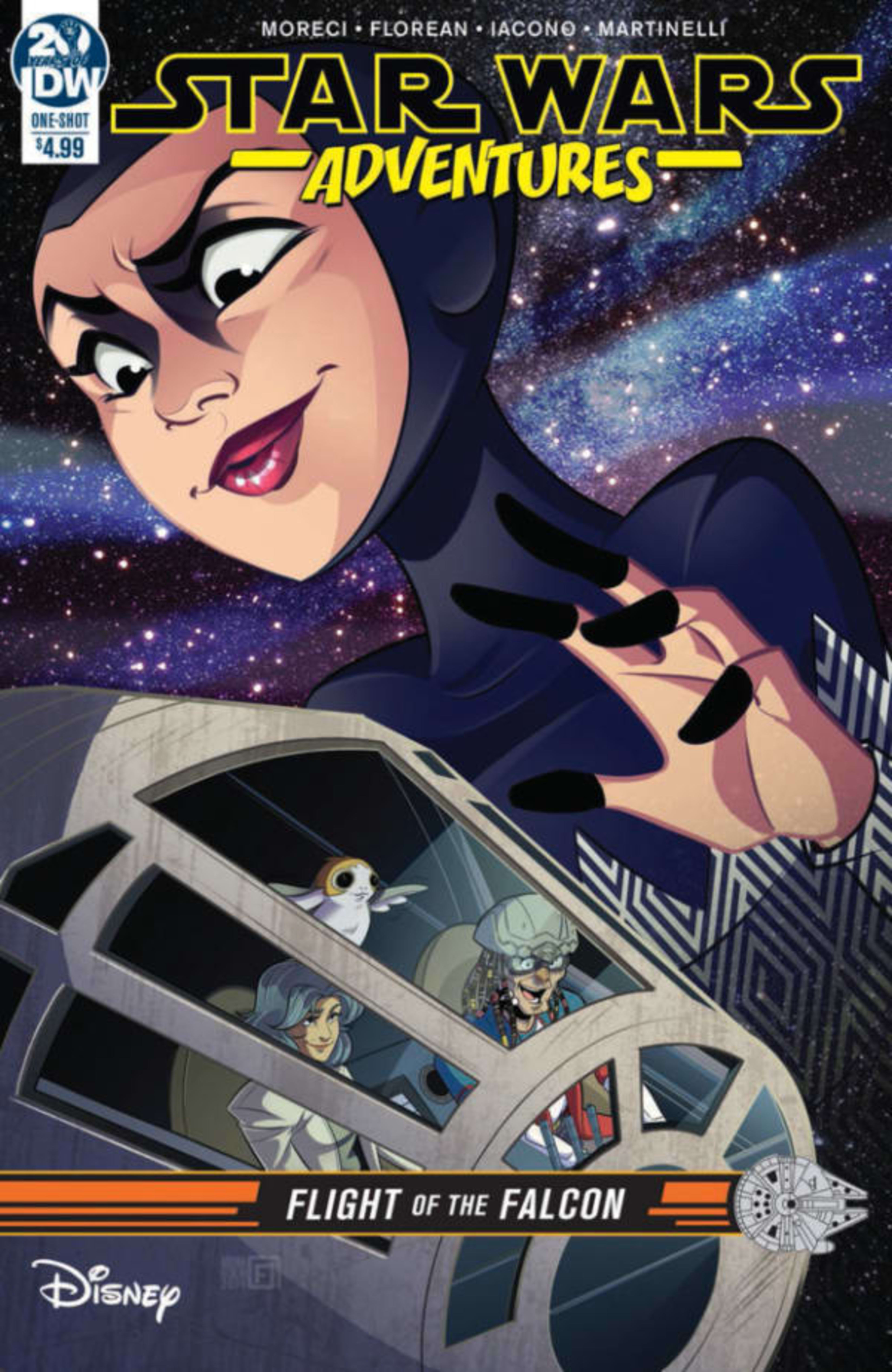 Star Wars Adventures: Flight of the Falcon cover — © IDW Publishing