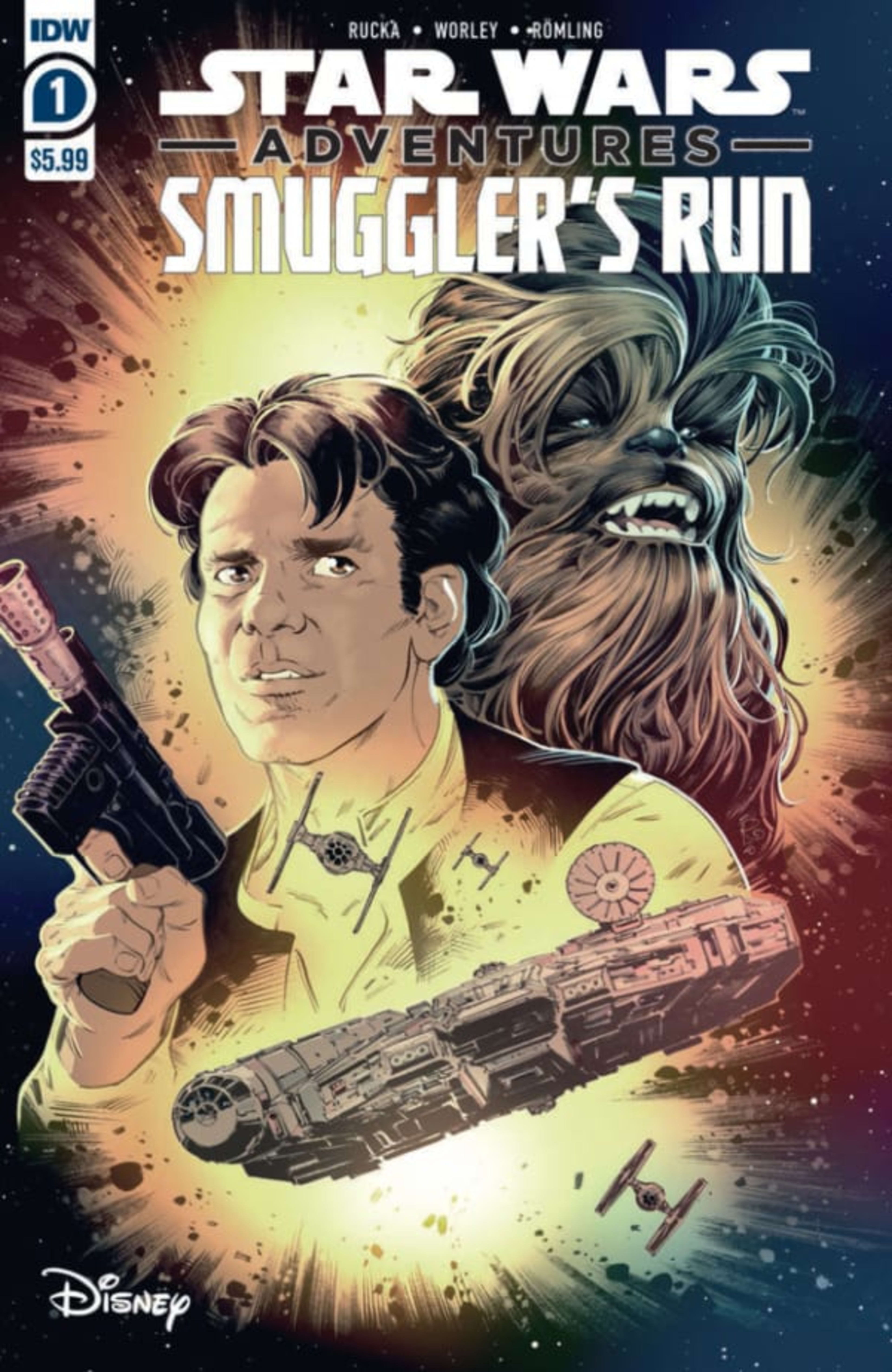 Star Wars Adventures: Smuggler's Run cover — © IDW Publishing
