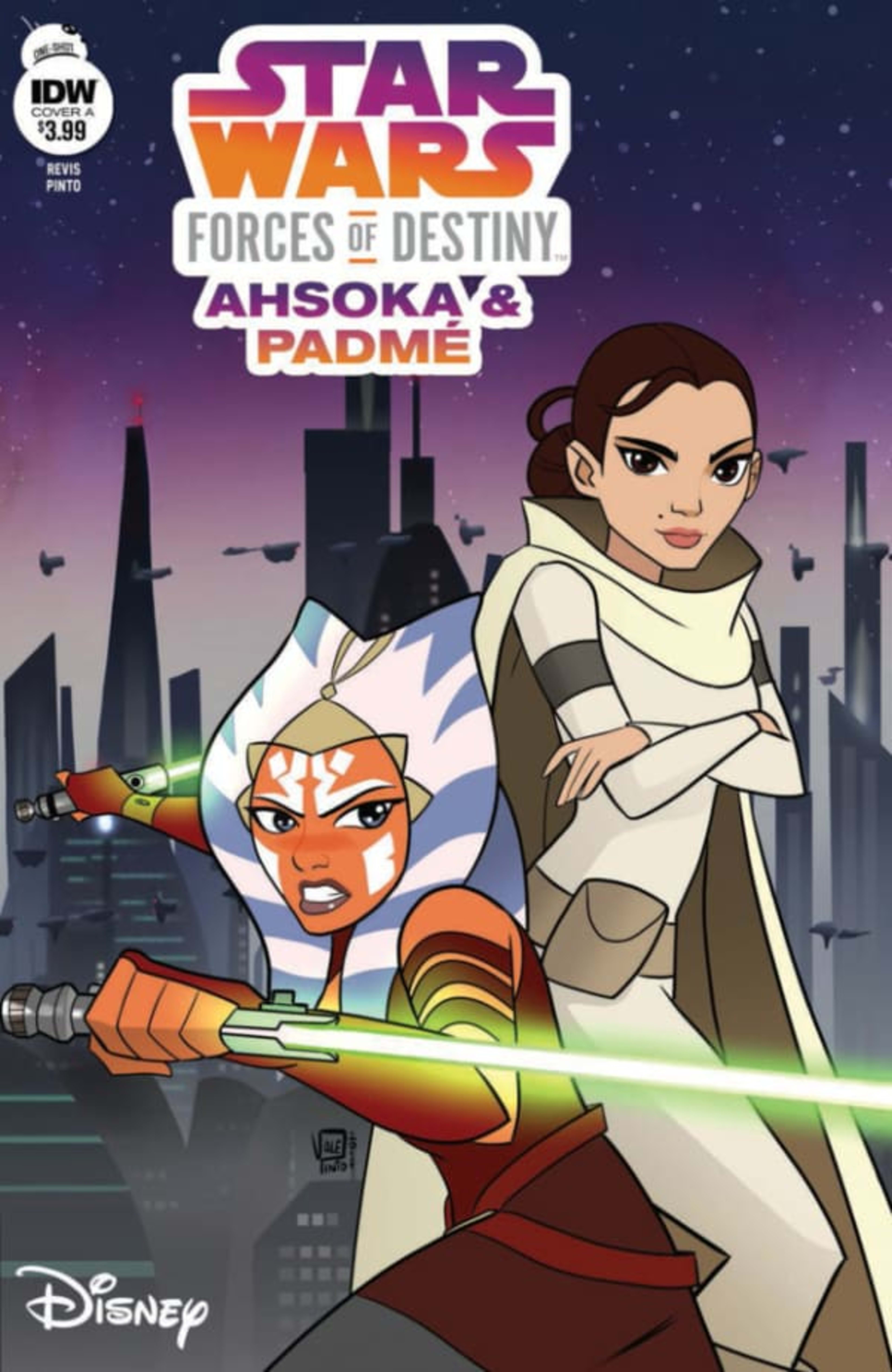 Star Wars Forces of Destiny-Ahsoka & Padmé cover — © IDW Publishing