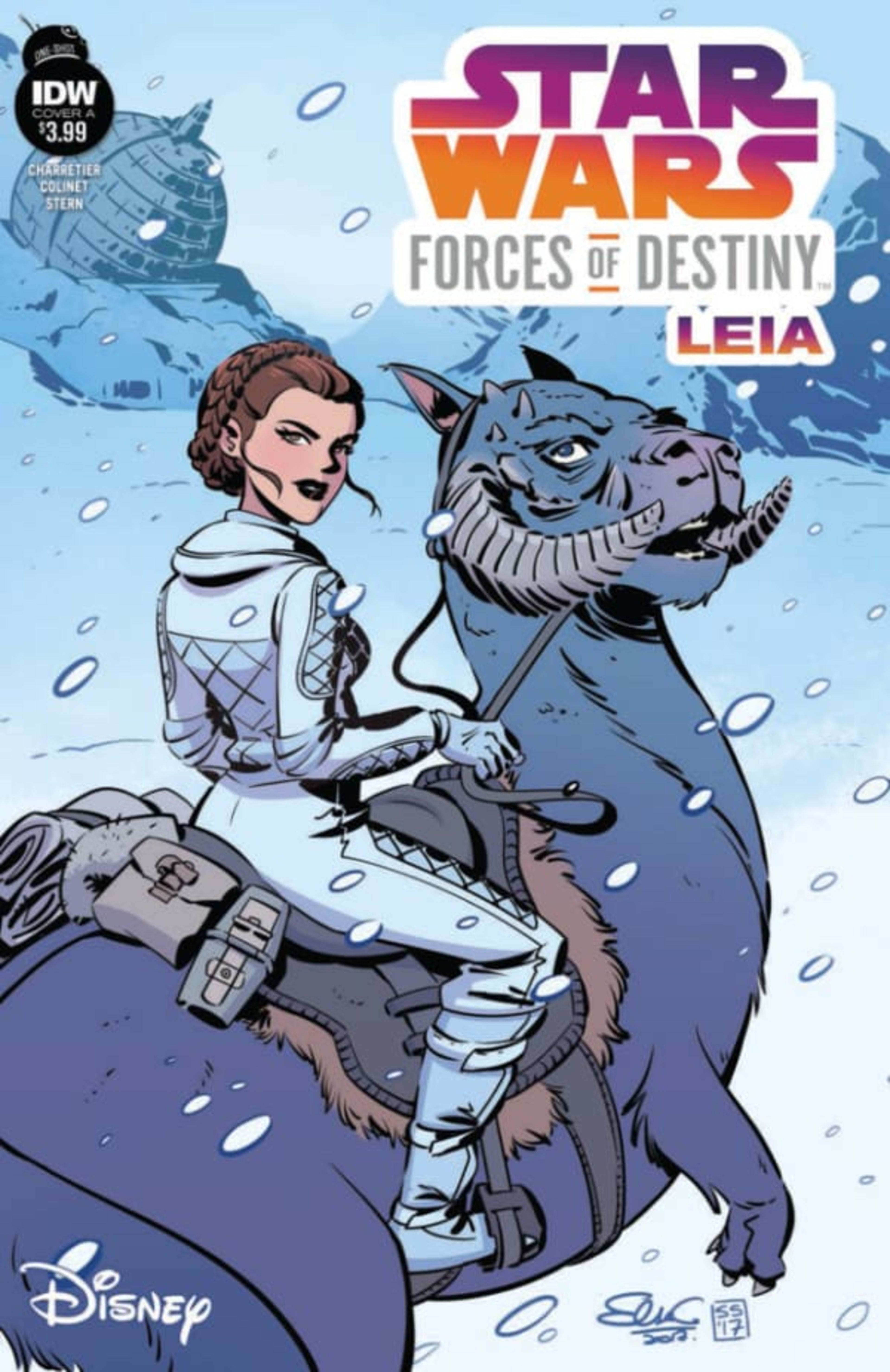 Star Wars Forces of Destiny-Leia cover — © IDW Publishing