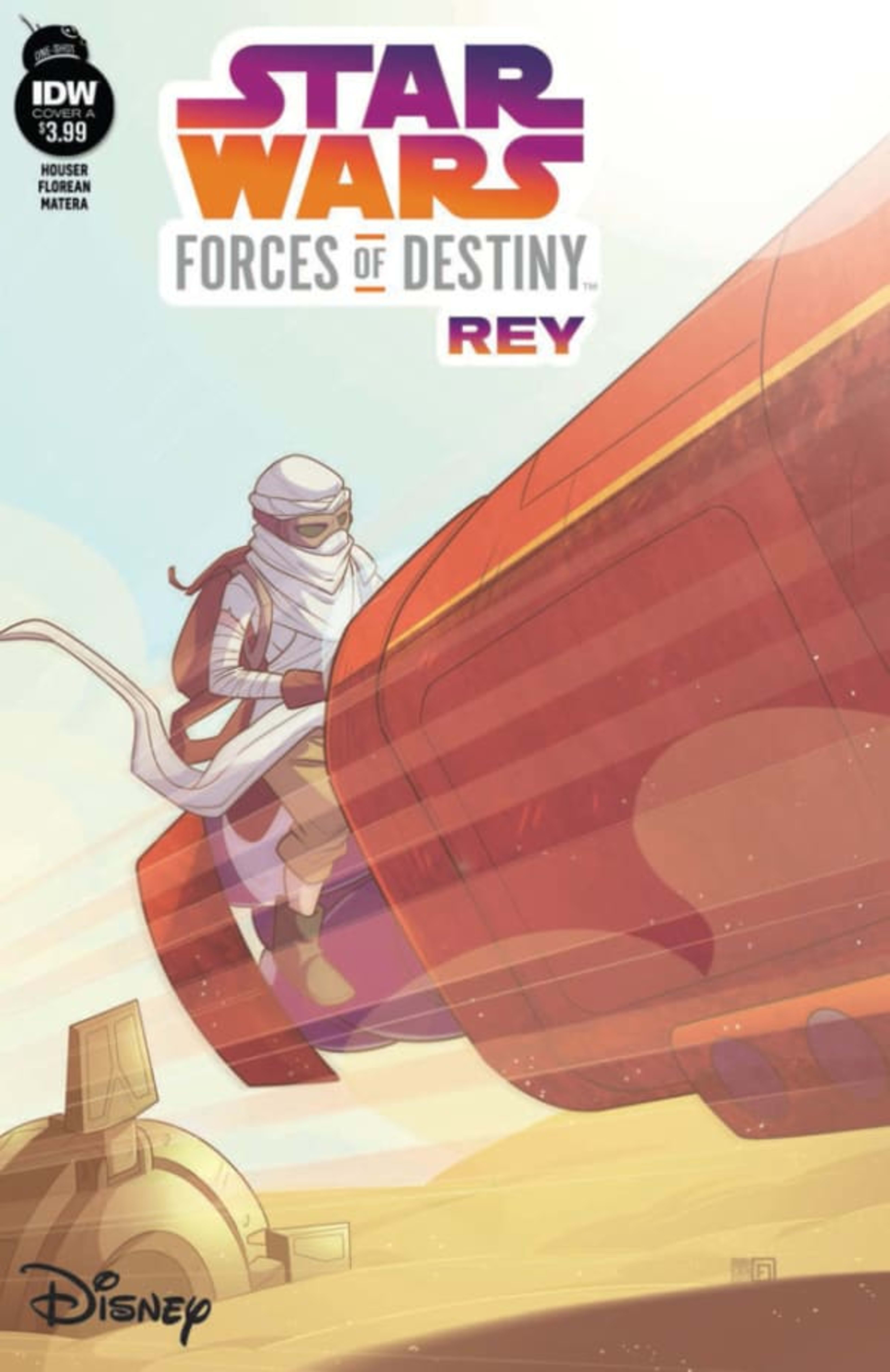 Star Wars Forces of Destiny-Rey cover — © IDW Publishing