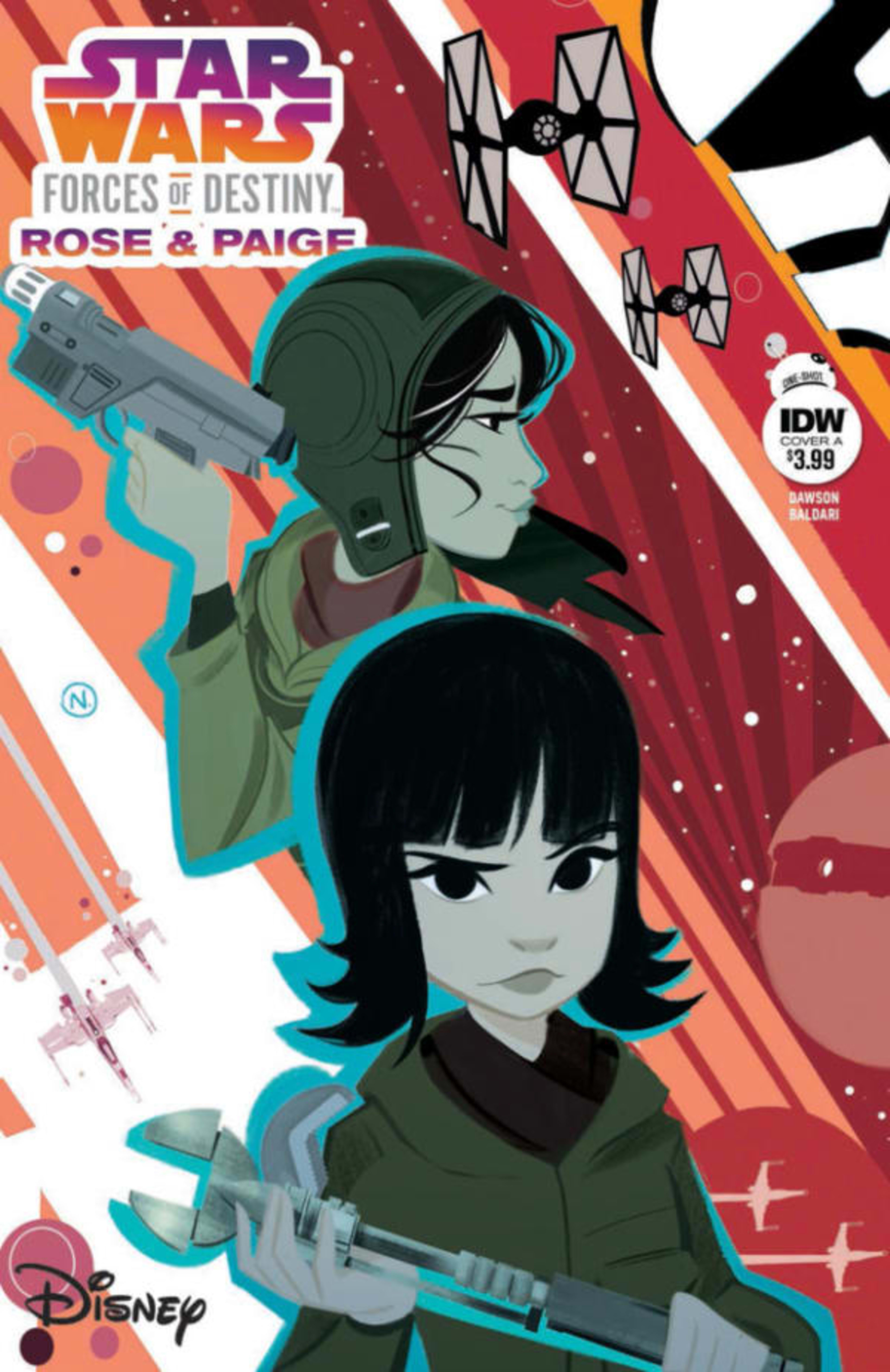 Star Wars Forces of Destiny-Rose & Paige cover — © IDW Publishing
