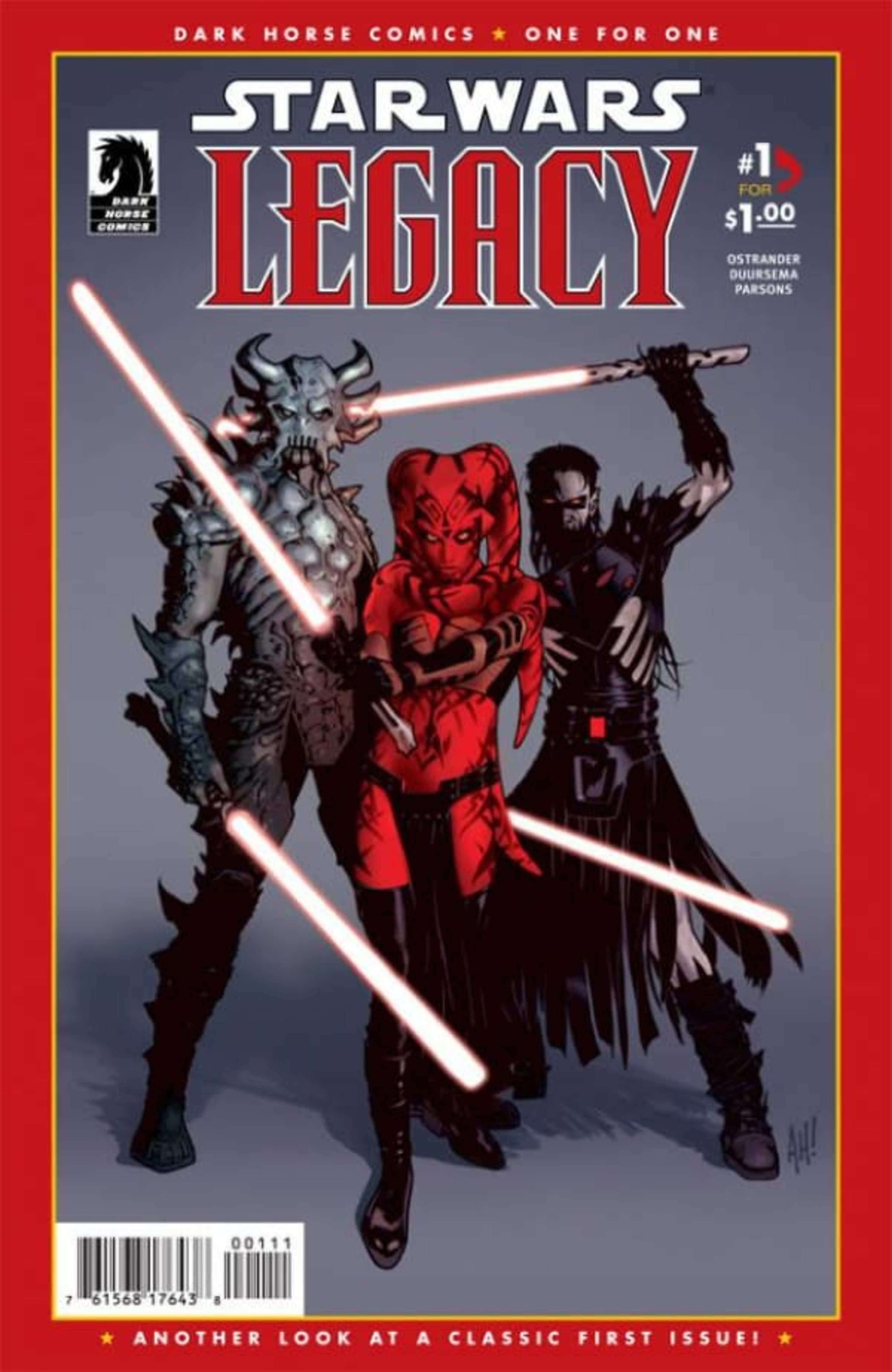 Star Wars Legacy: One for One cover — © Dark Horse Comics