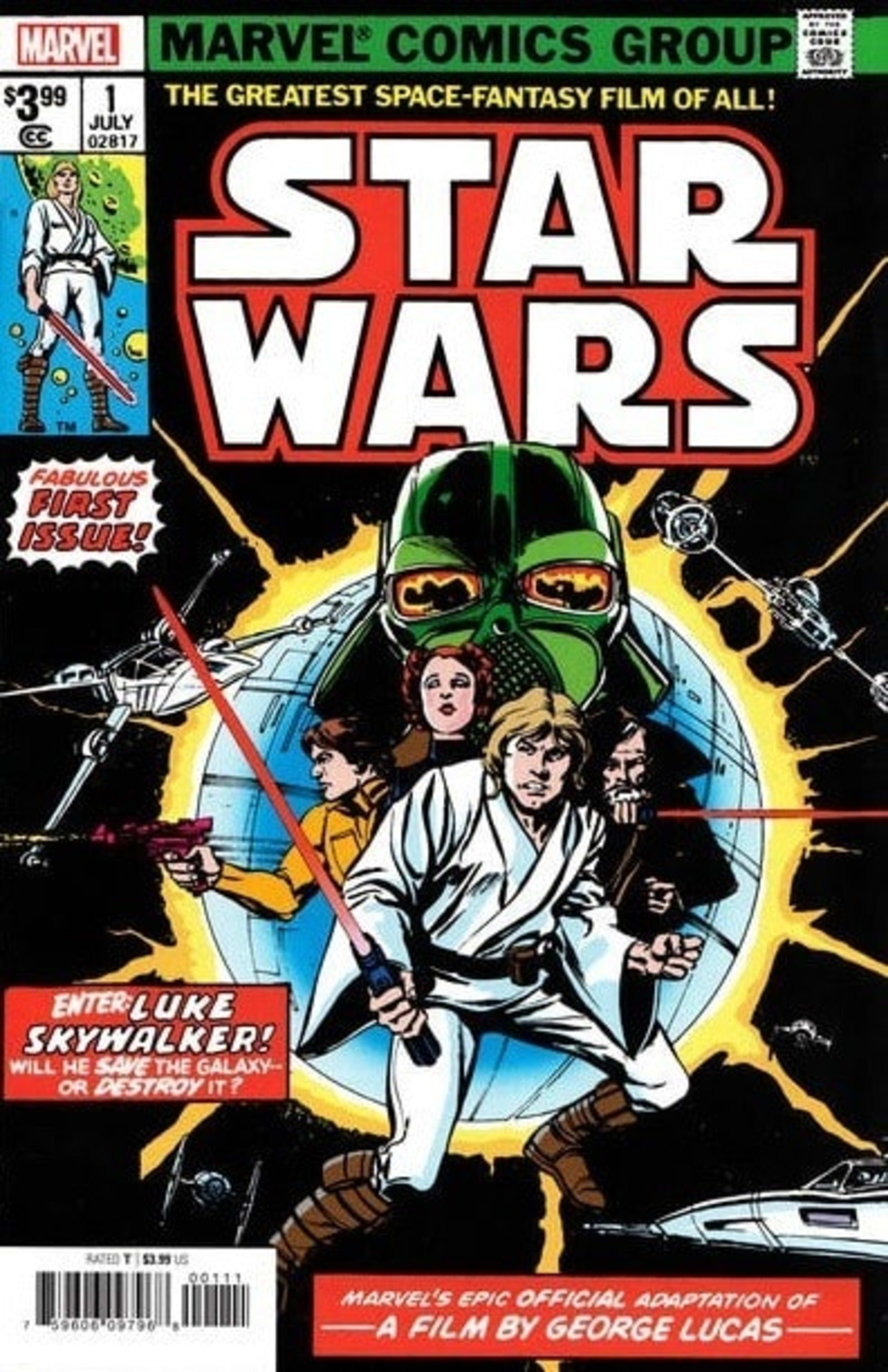 Star Wars No 1 Facsimile Edition cover — © Marvel