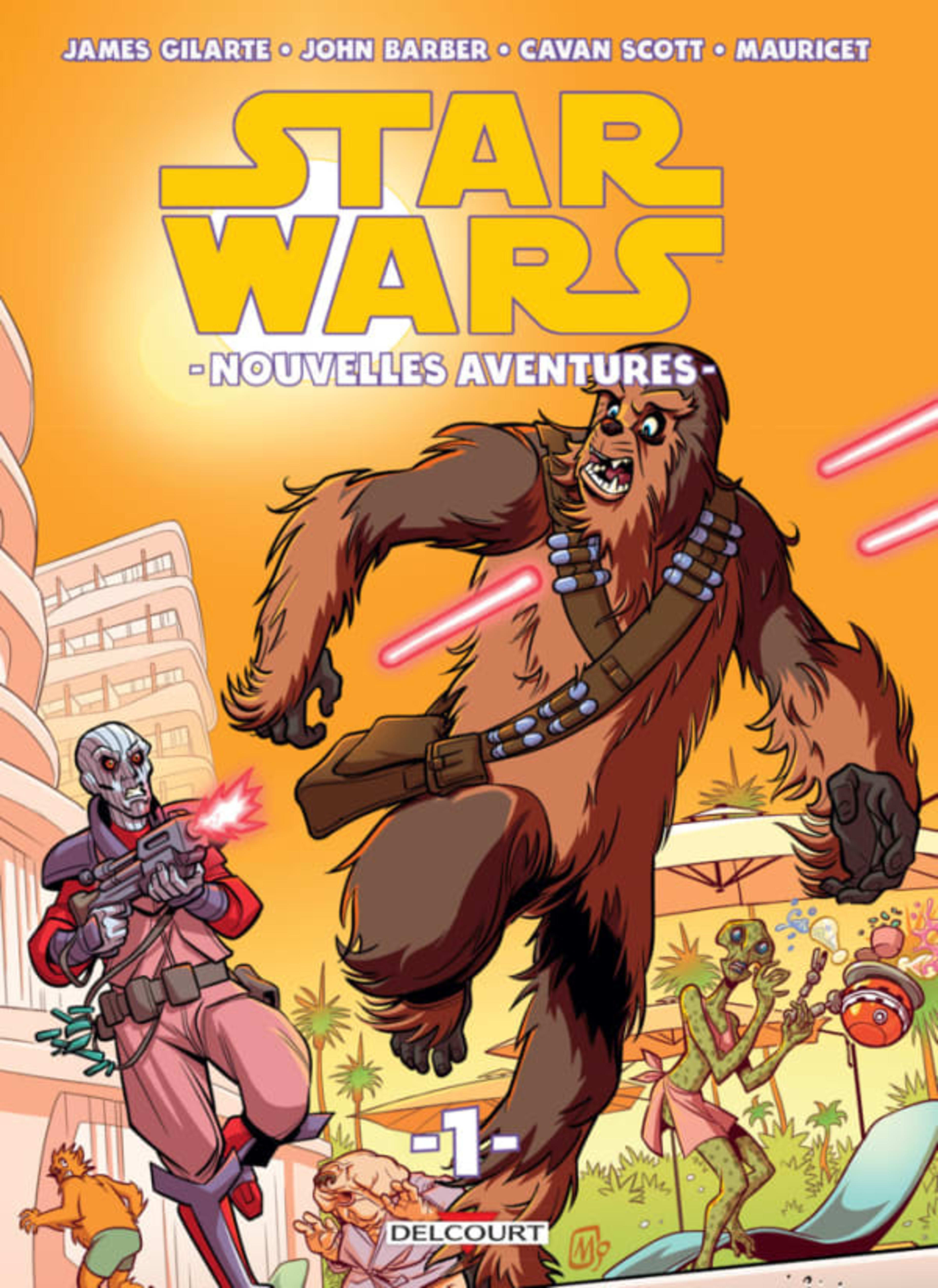 Star Wars Nouvelles Aventures cover — © Delcourt