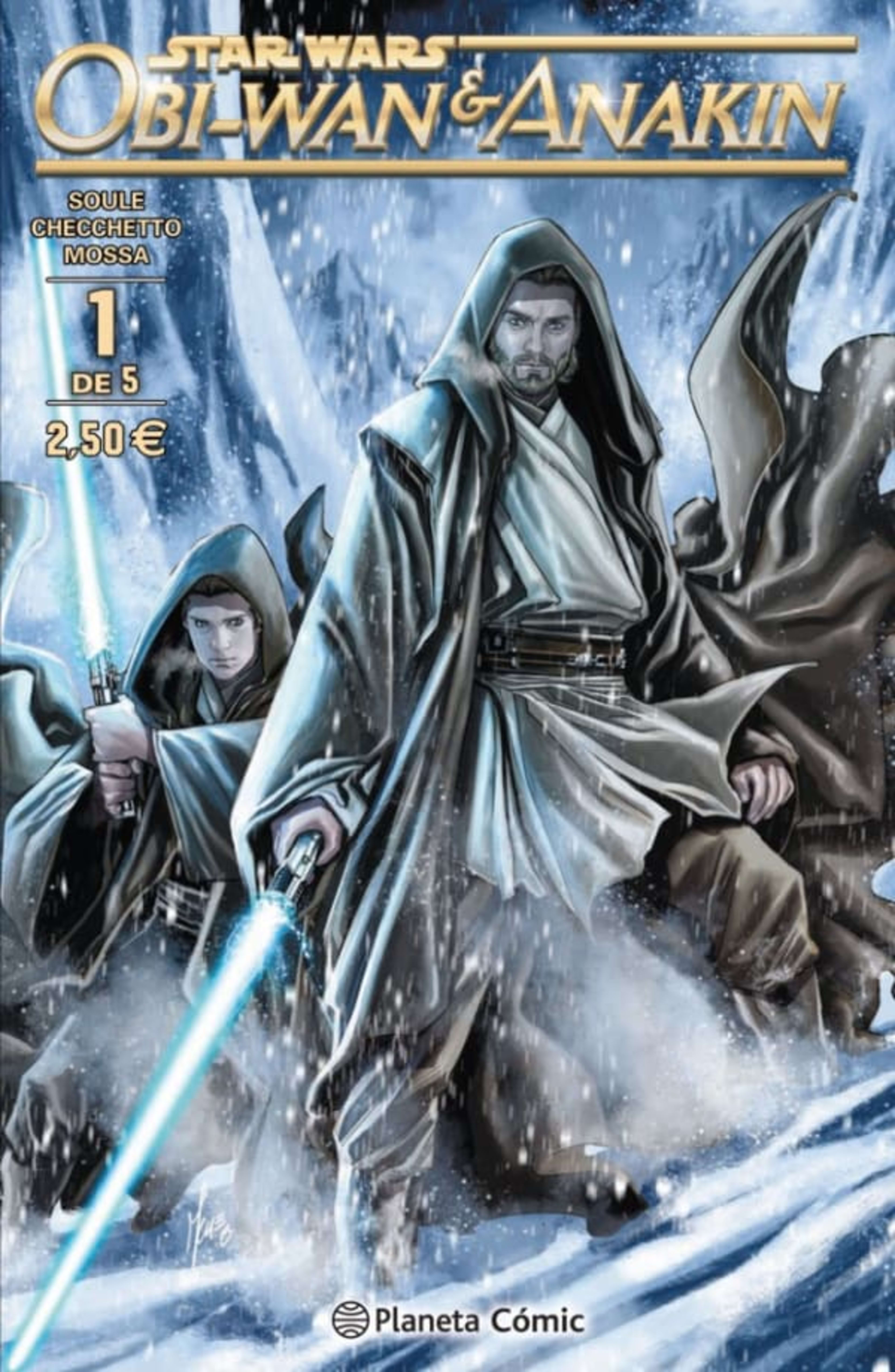 Star Wars Obi-Wan y Anakin cover — © Planeta DeAgostini