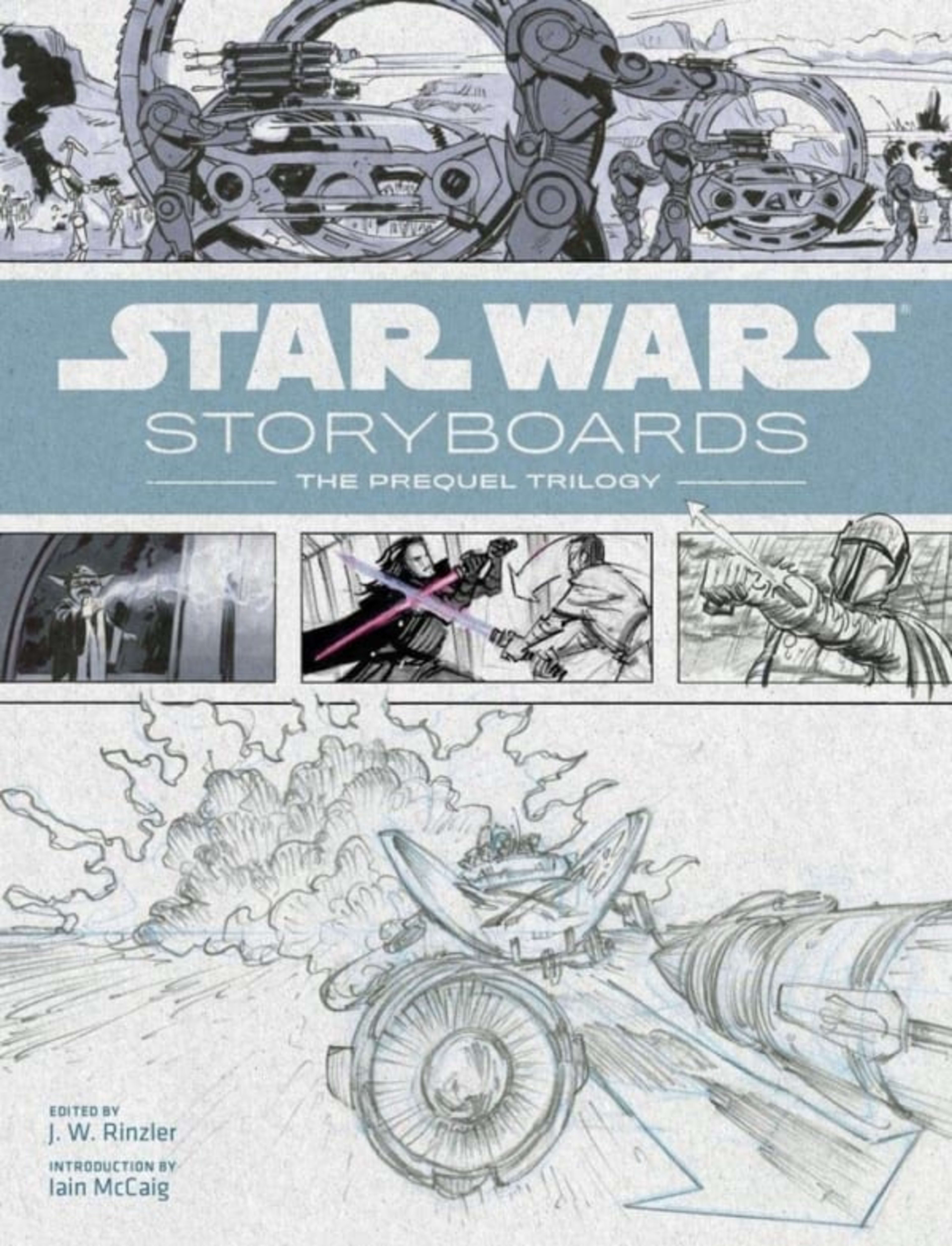 Star Wars Storyboards: The Prequel Trilogy cover — © Harry N. Abrams