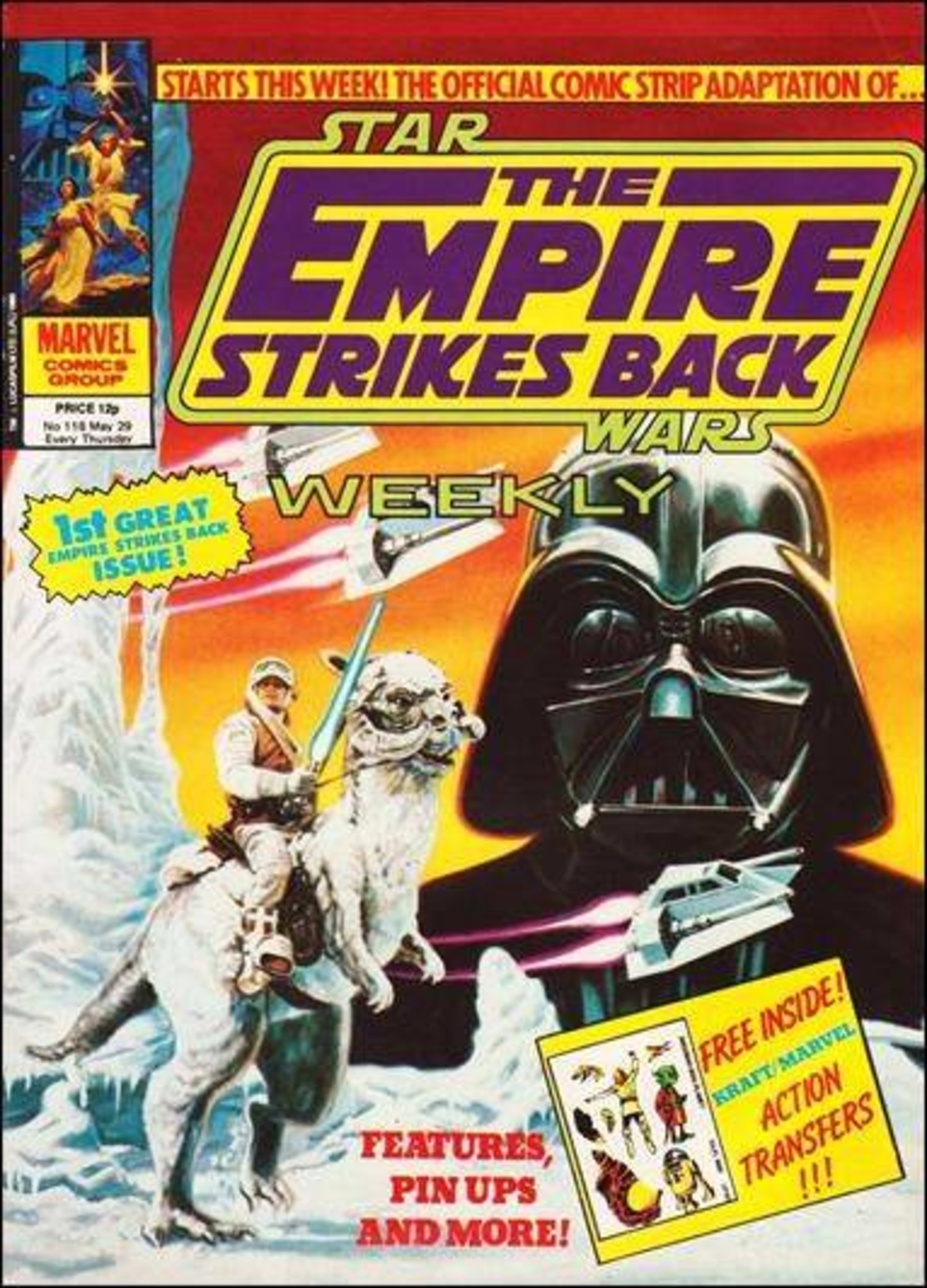 Star Wars Weekly: The Empire Strikes Back cover — © Marvel UK/Panini UK