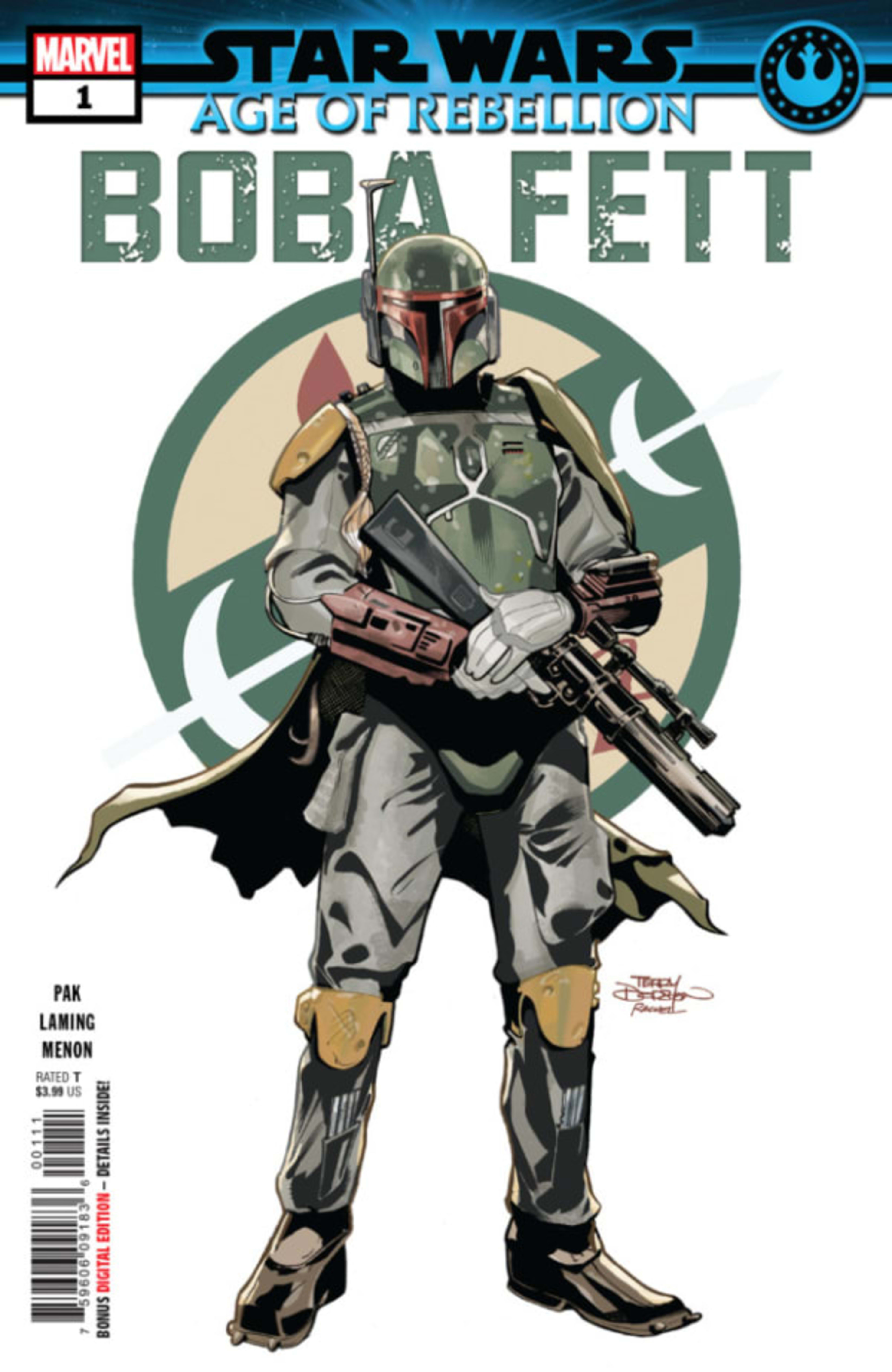 Star Wars: Age of Rebellion - Boba Fett cover — © Marvel