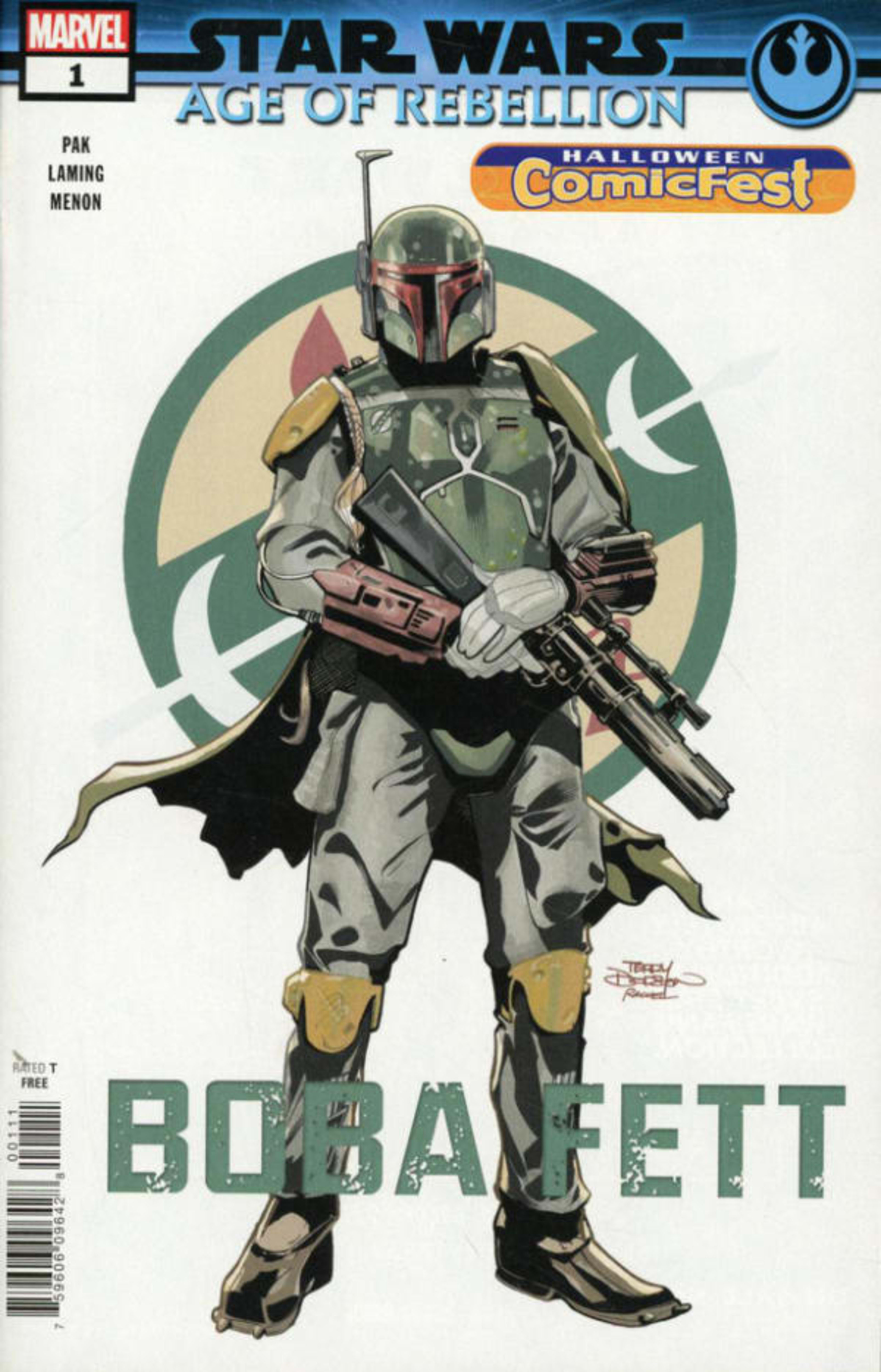 Star Wars: Age of Rebellion - Boba Fett: Halloween ComicFest cover — © Marvel