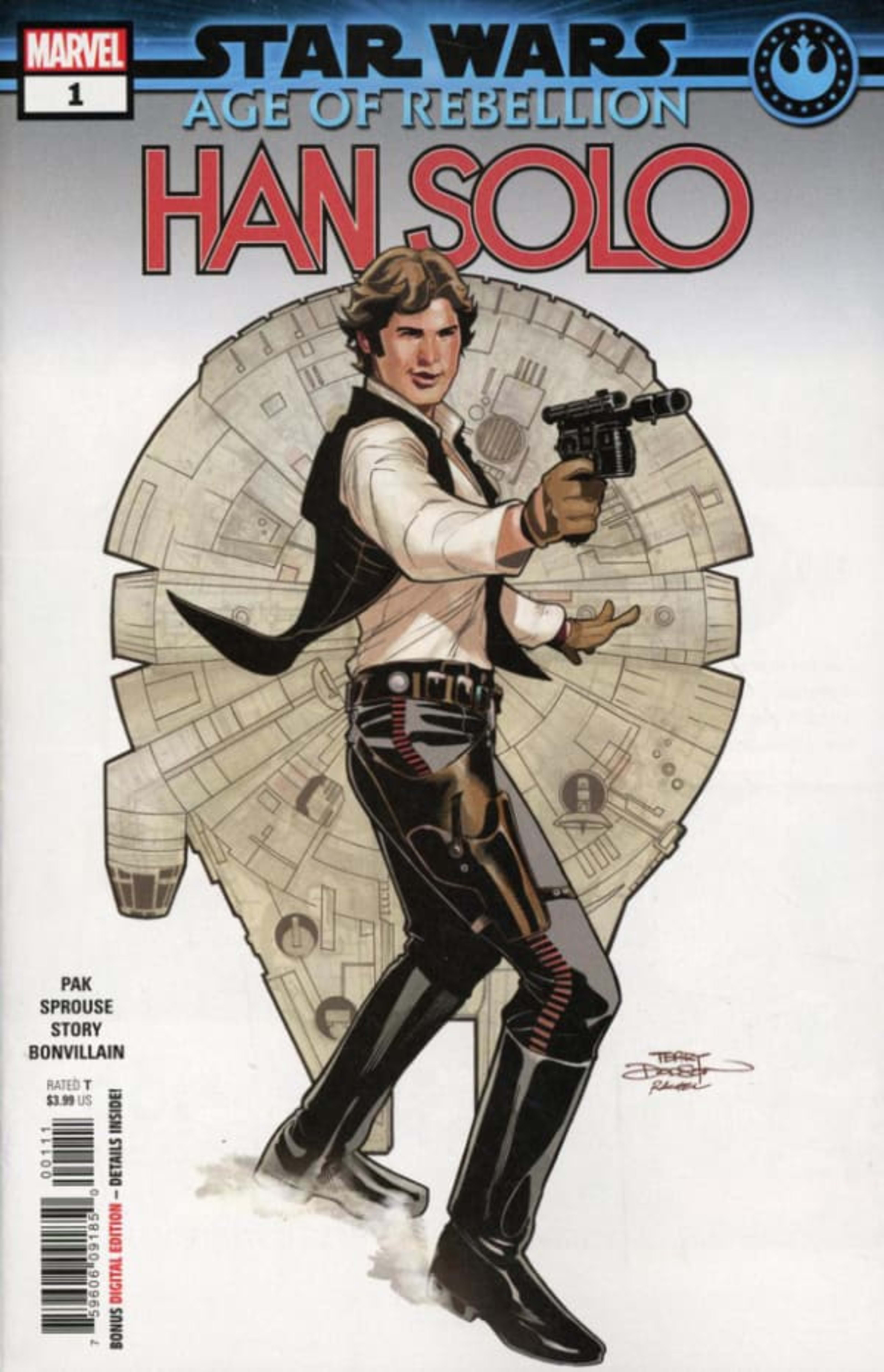 Star Wars: Age of Rebellion - Han Solo cover — © Marvel