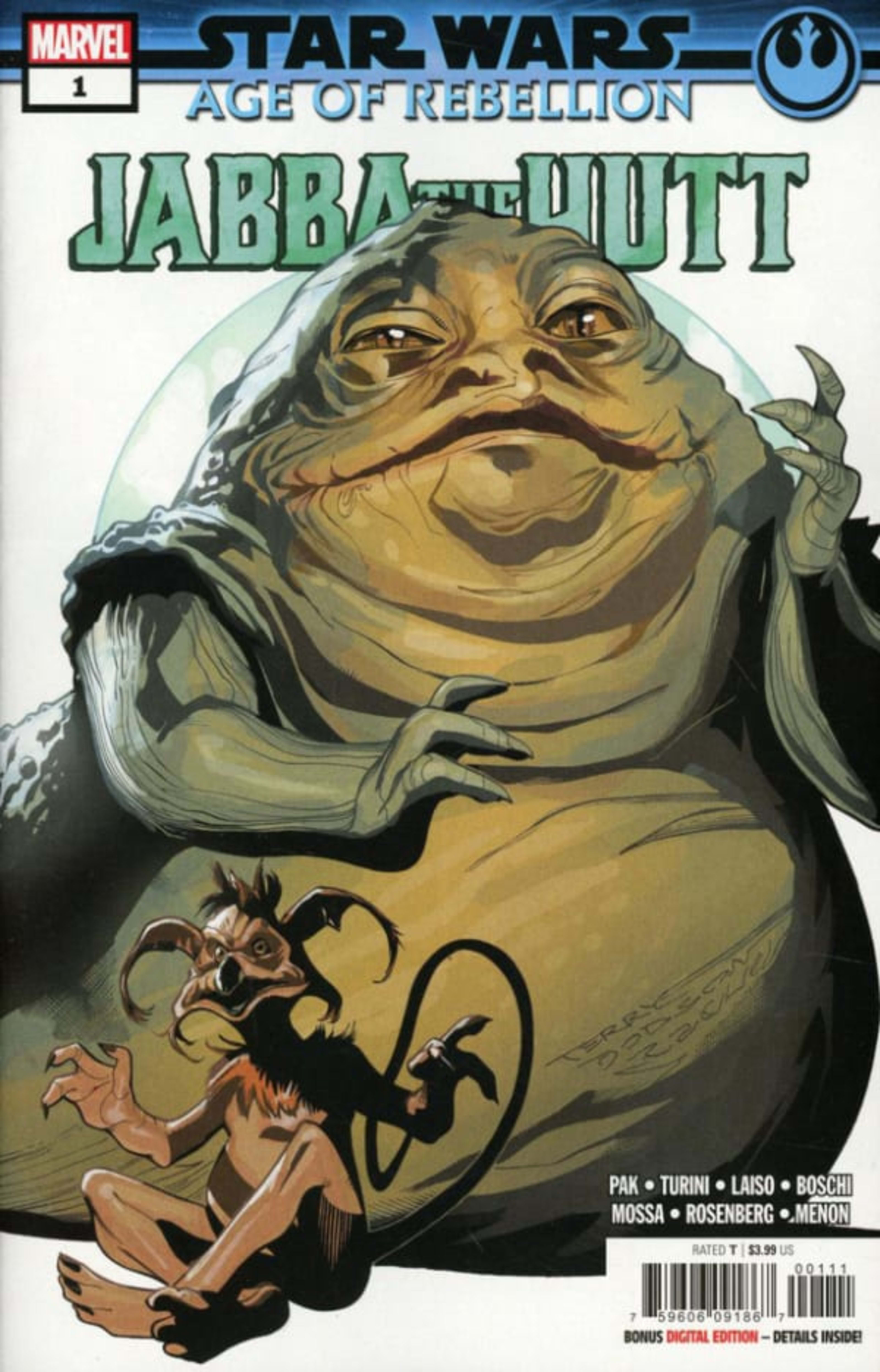 Star Wars: Age of Rebellion - Jabba the Hutt cover — © Marvel