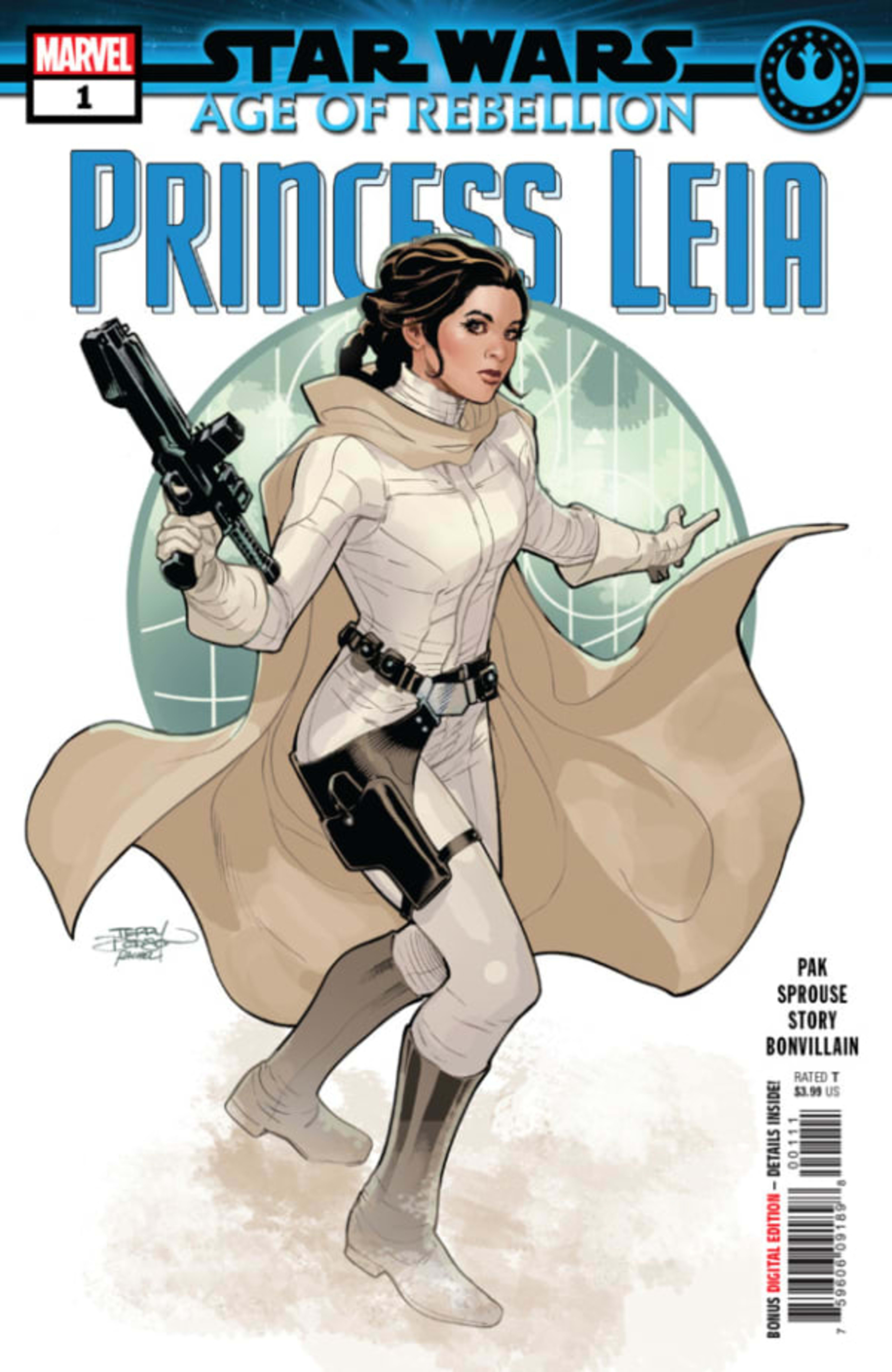 Star Wars: Age of Rebellion - Princess Leia cover — © Marvel