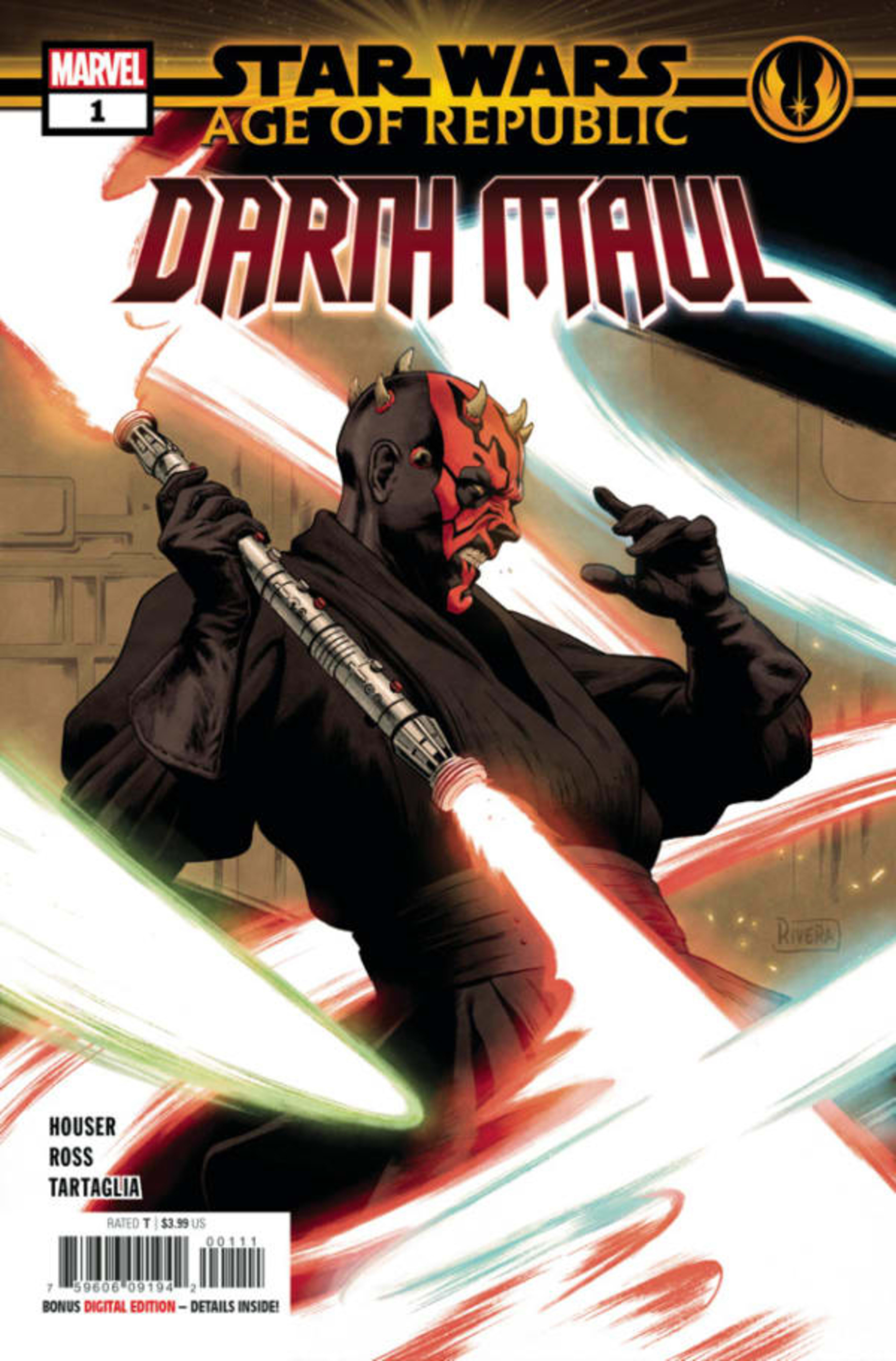 Star Wars: Age of Republic - Darth Maul cover — © Marvel