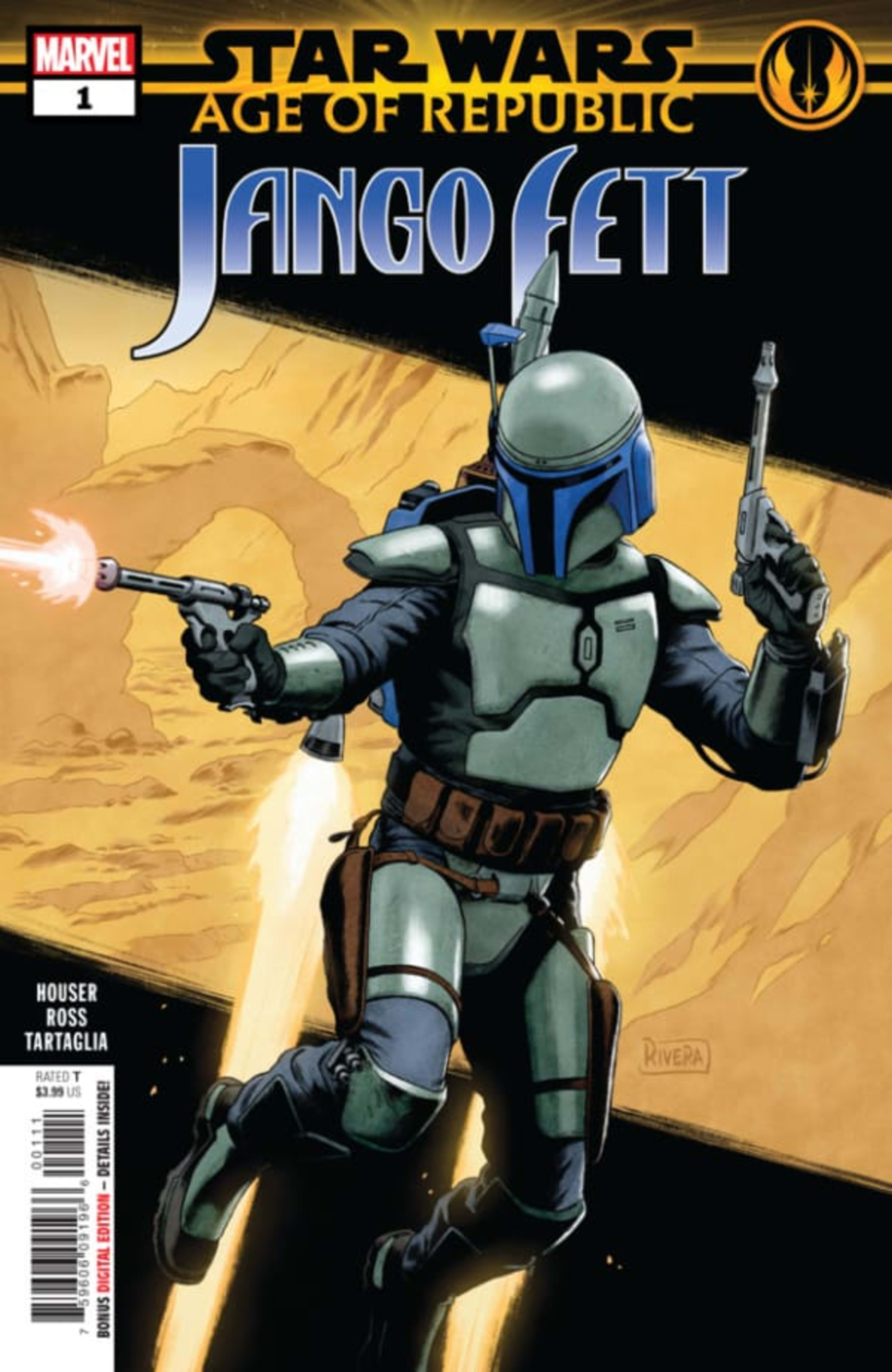 Star Wars: Age of Republic - Jango Fett cover — © Marvel