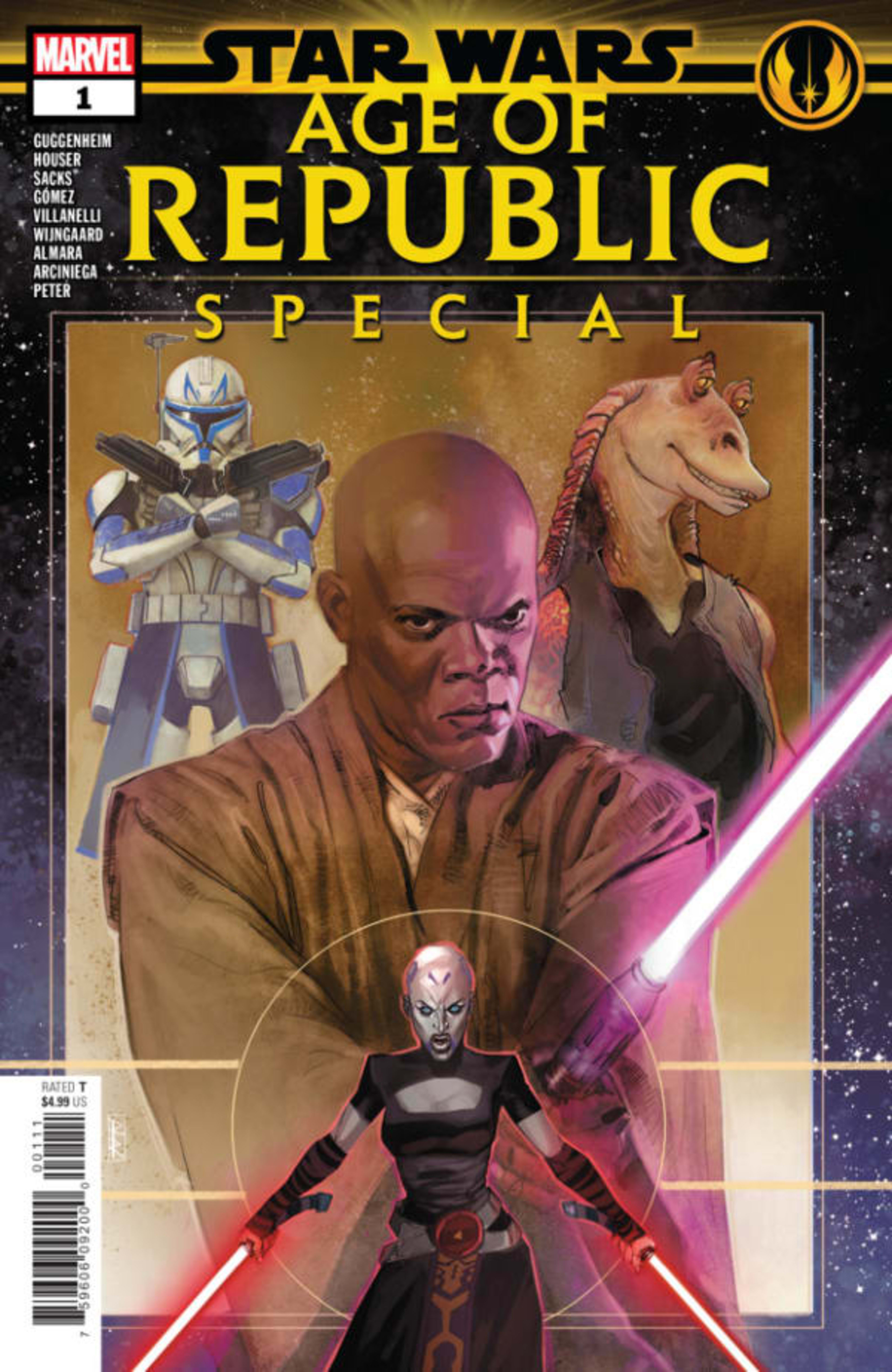 Star Wars: Age of Republic Special cover — © Marvel