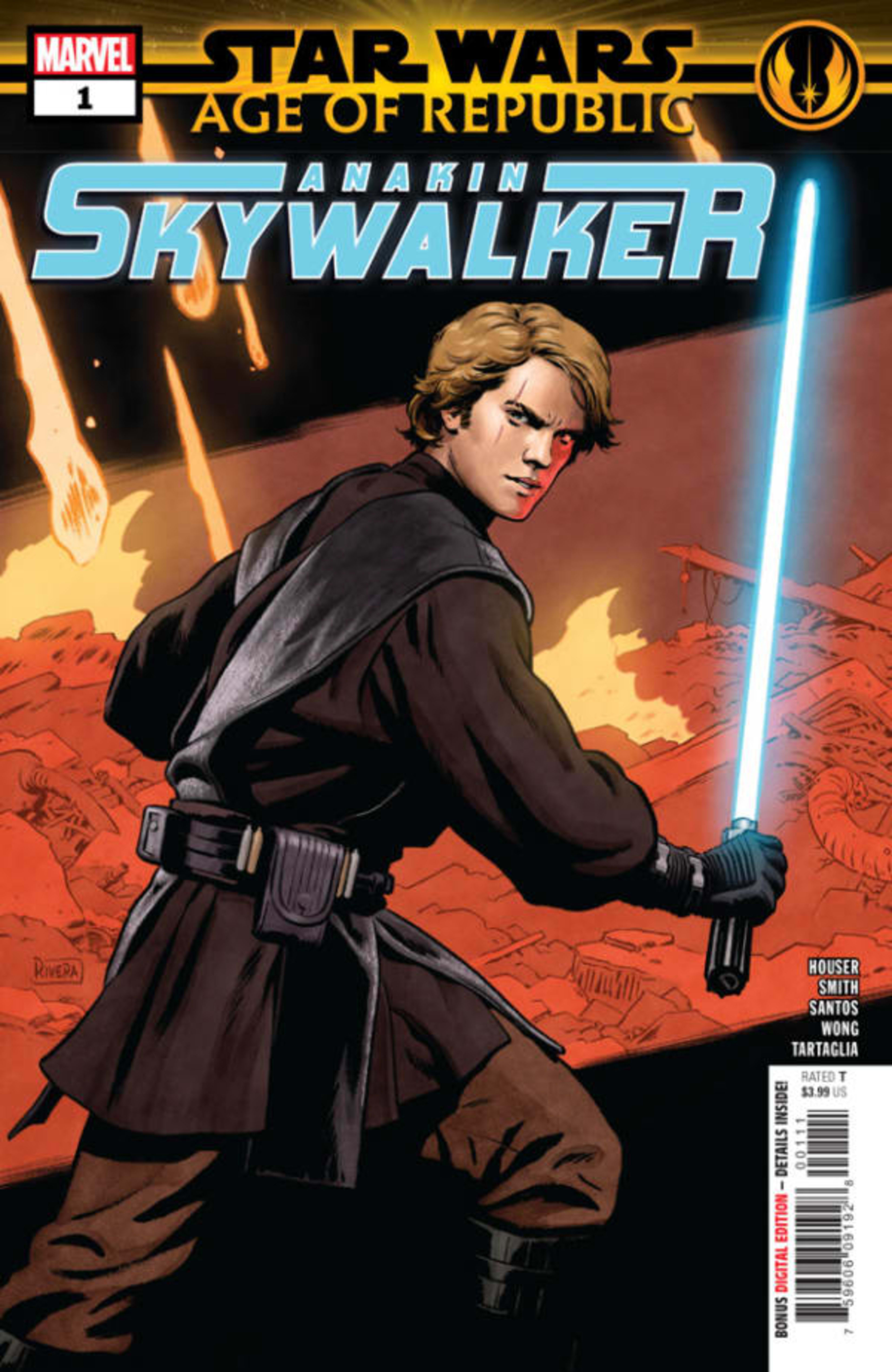 Star Wars: Age of Republic: Anakin Skywalker cover — © Marvel