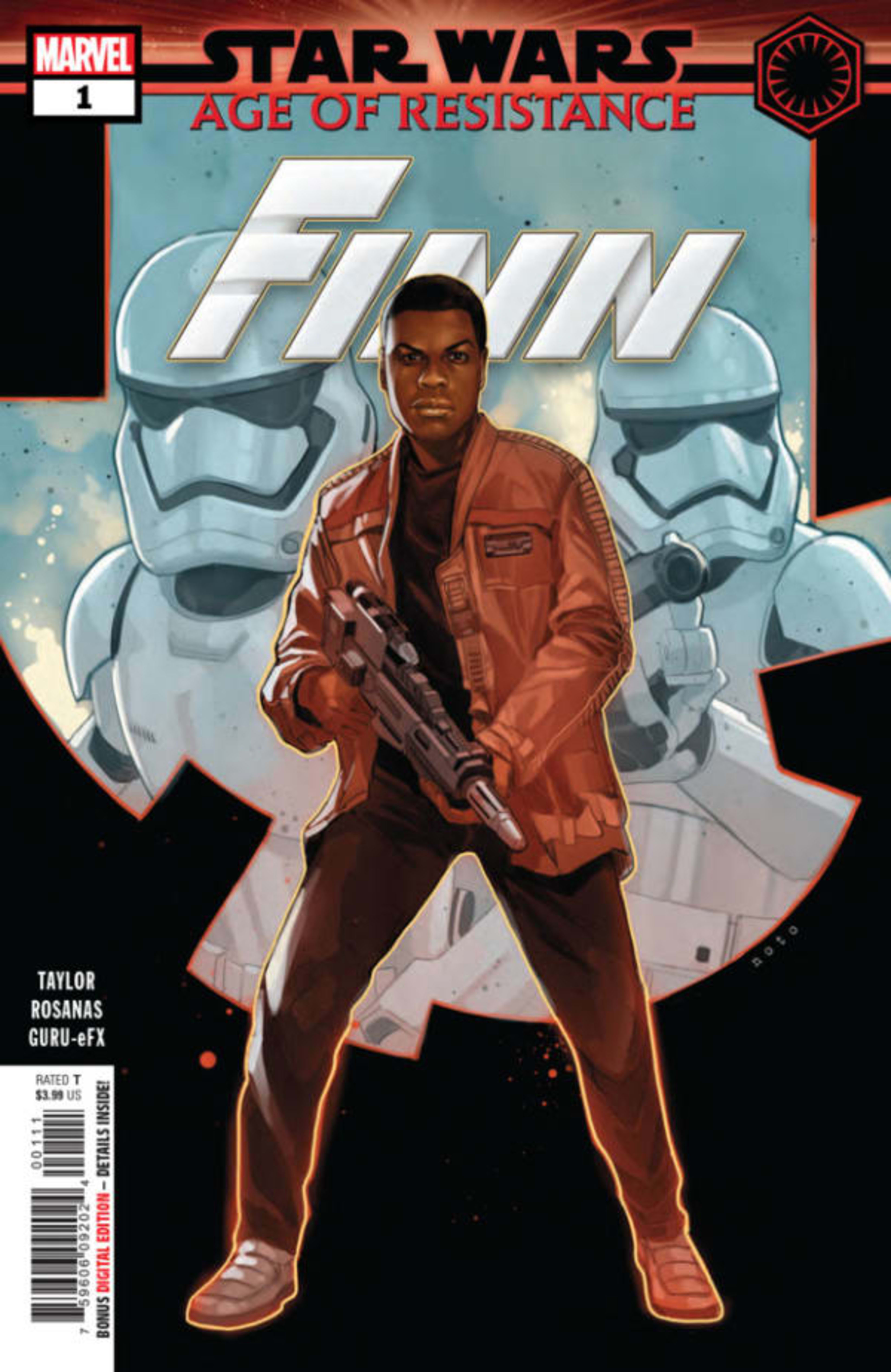 Star Wars: Age of Resistance - Finn cover — © Marvel