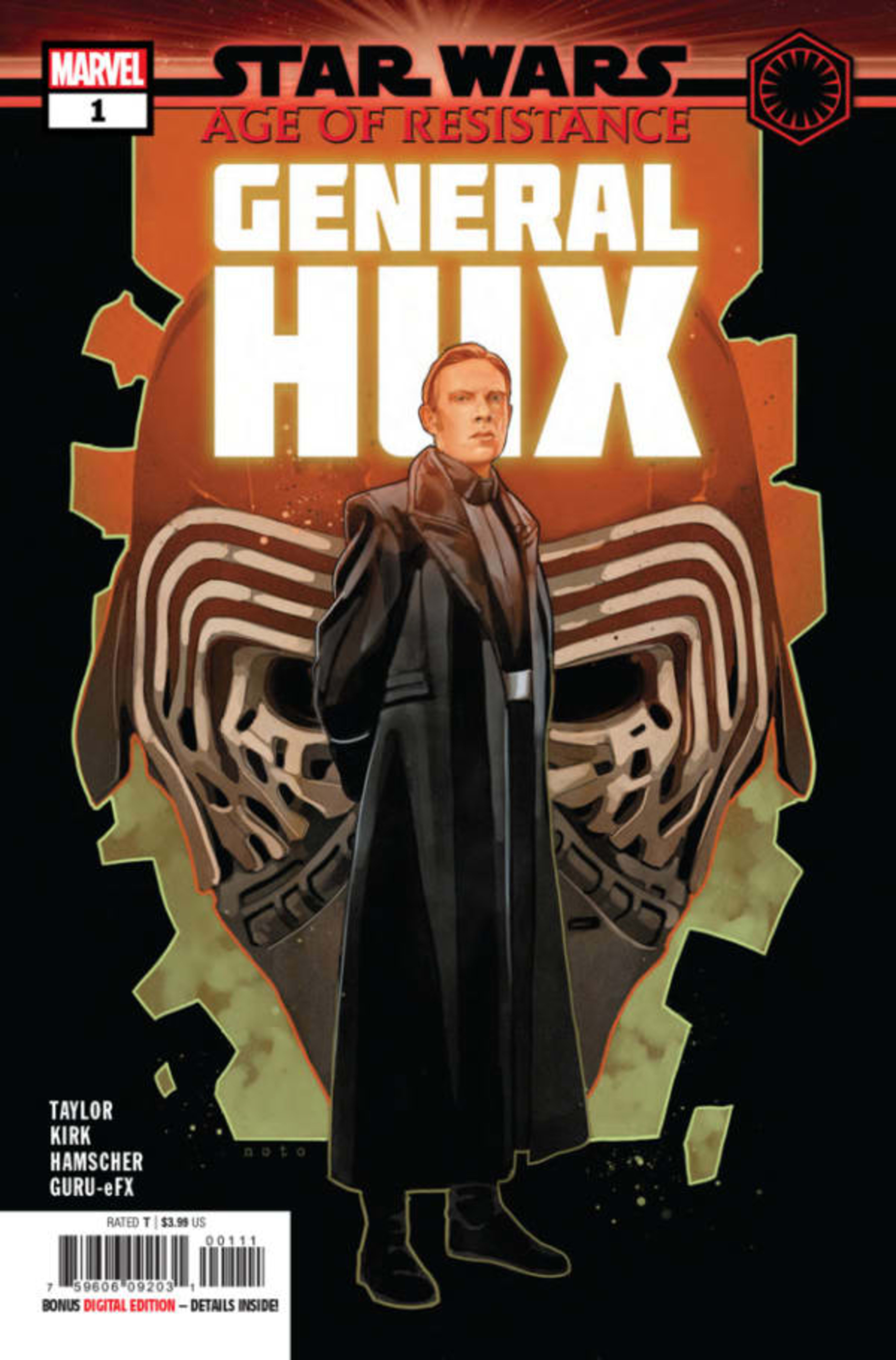 Star Wars: Age of Resistance - General Hux cover — © Marvel