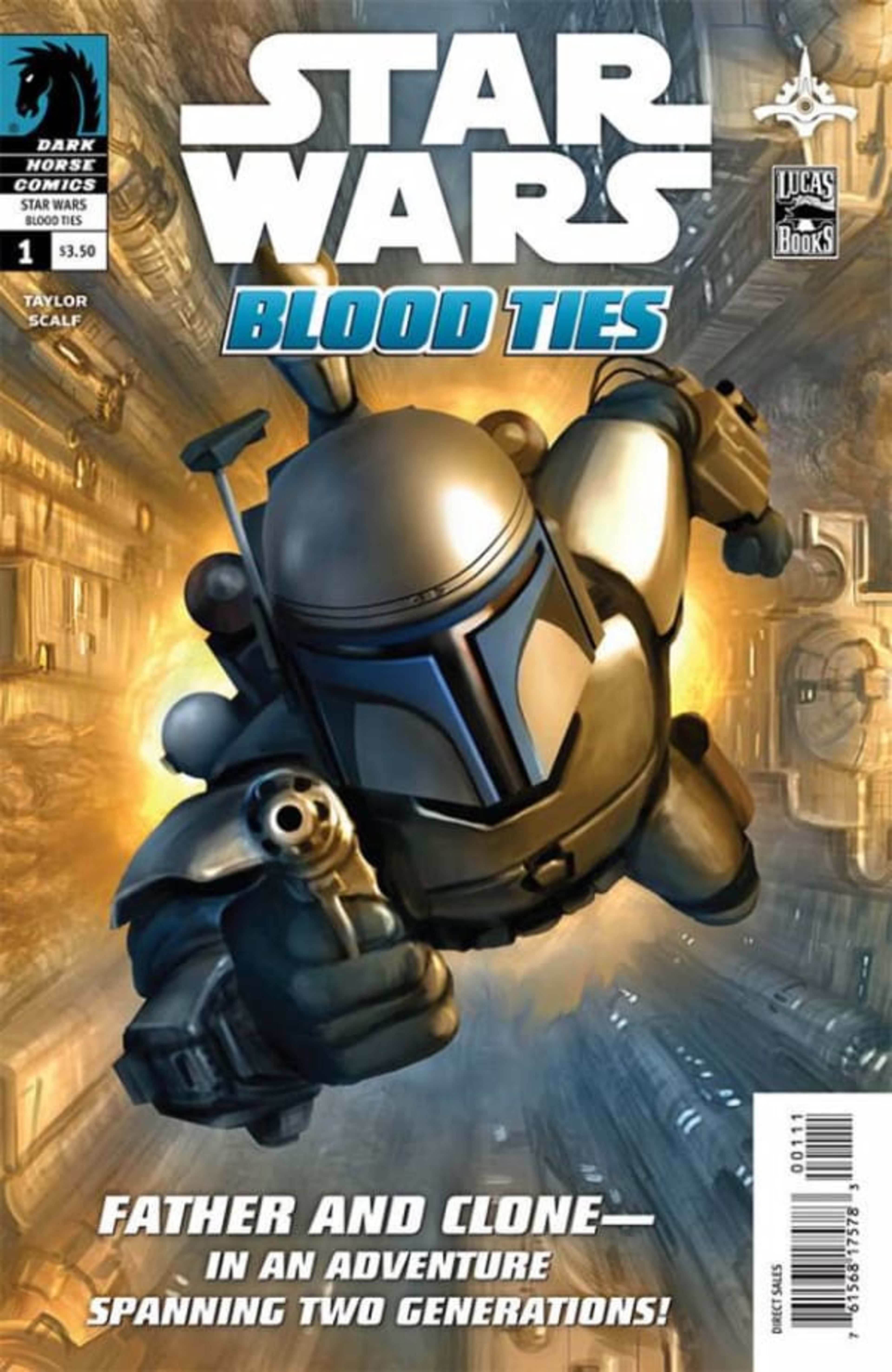 Star Wars: Blood Ties cover — © Dark Horse Comics