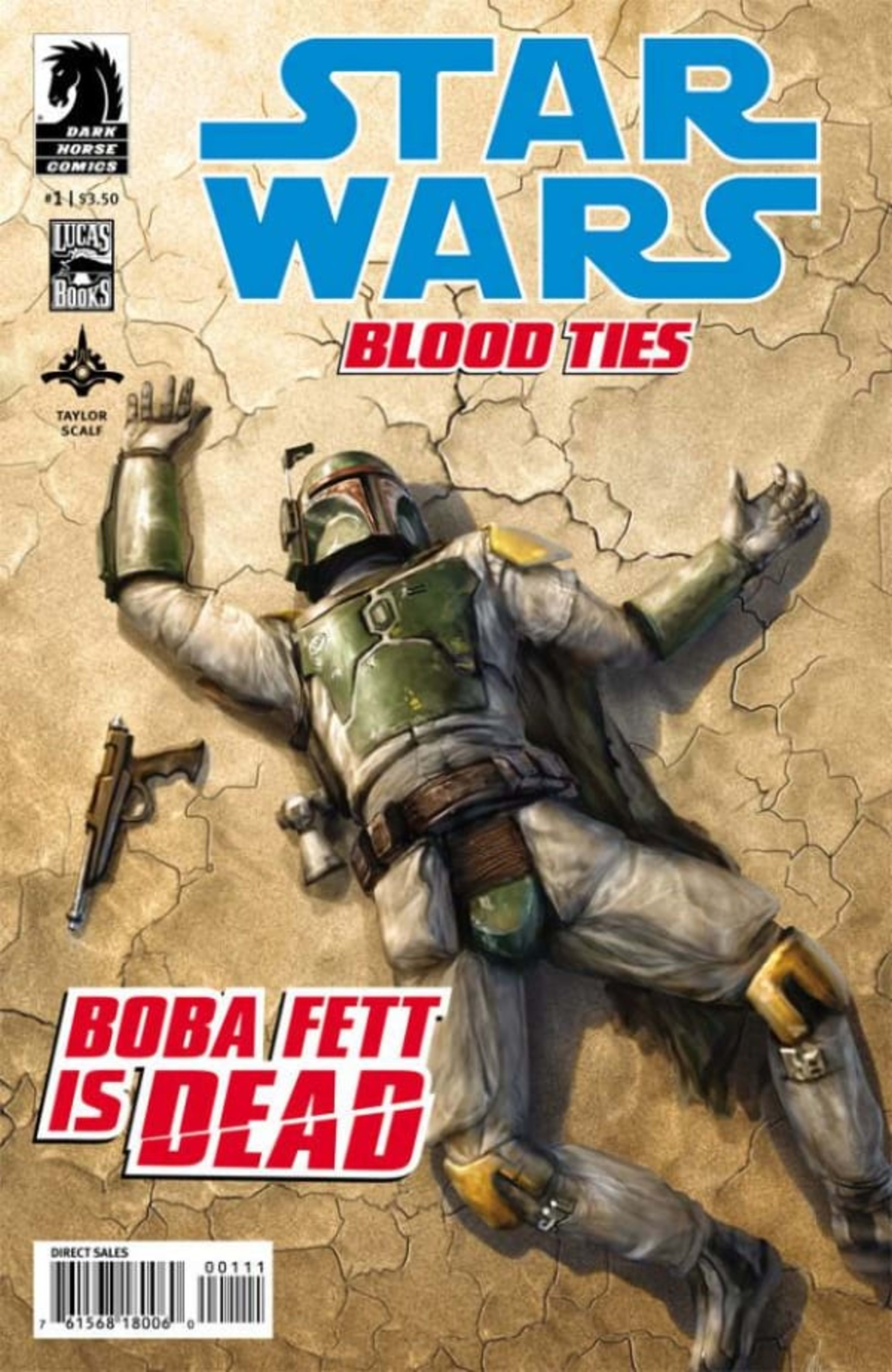 Star Wars: Blood Ties - Boba Fett is Dead cover — © Dark Horse Comics