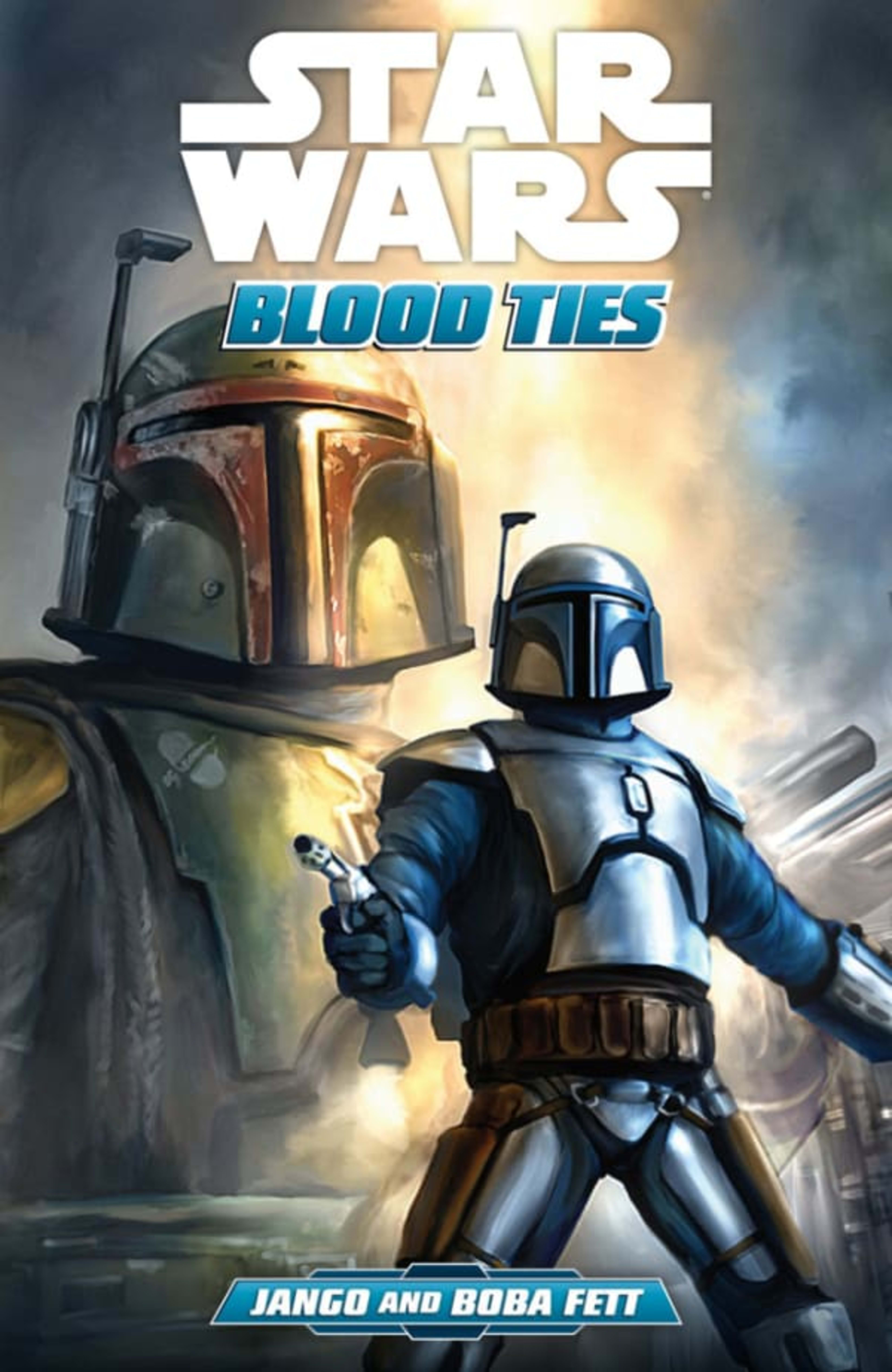 Star Wars: Blood Ties - Jango  and Boba Fett cover — © Dark Horse Comics