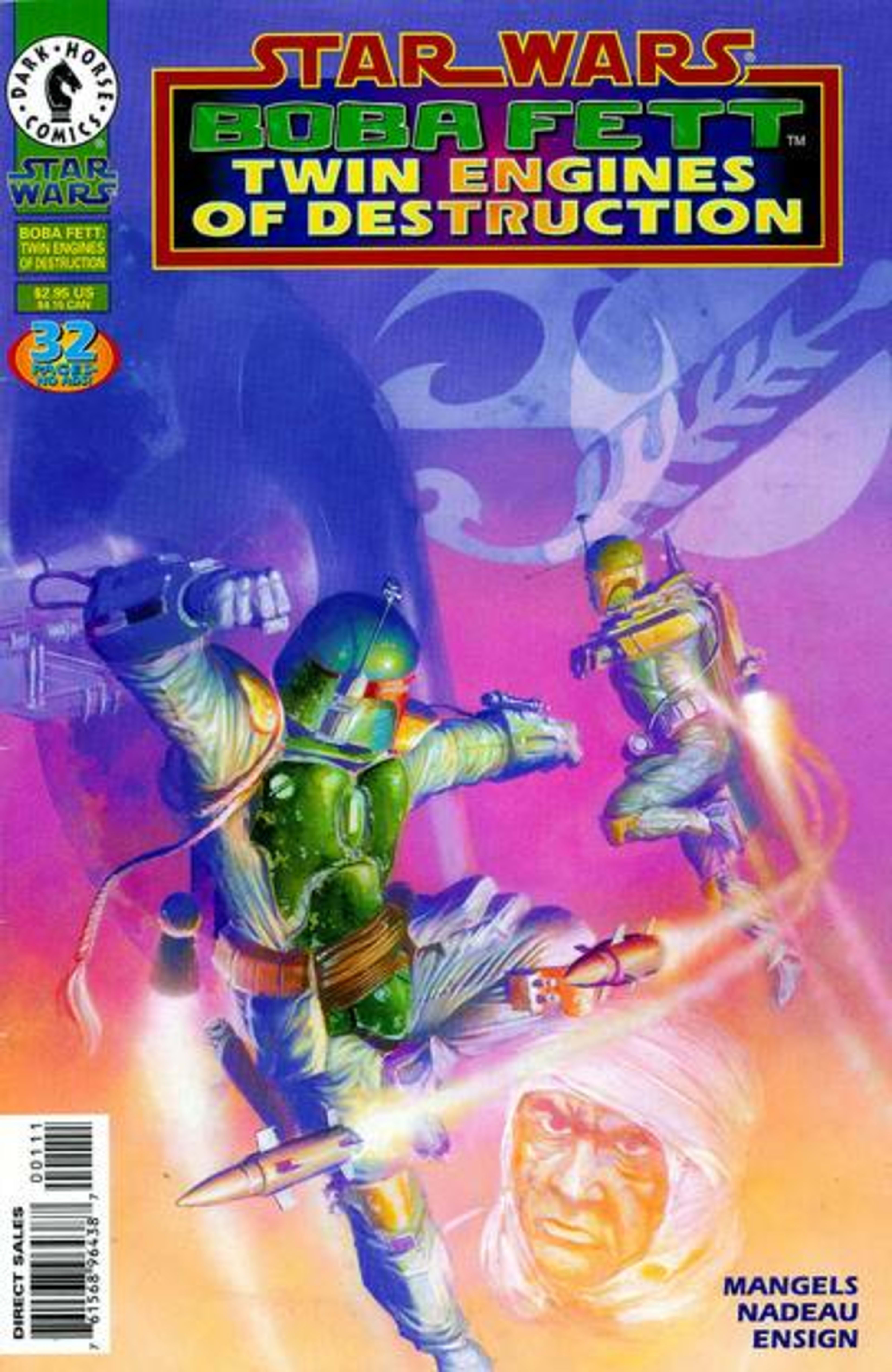 Star Wars: Boba Fett: Twin Engines of Destruction cover — © Dark Horse Comics