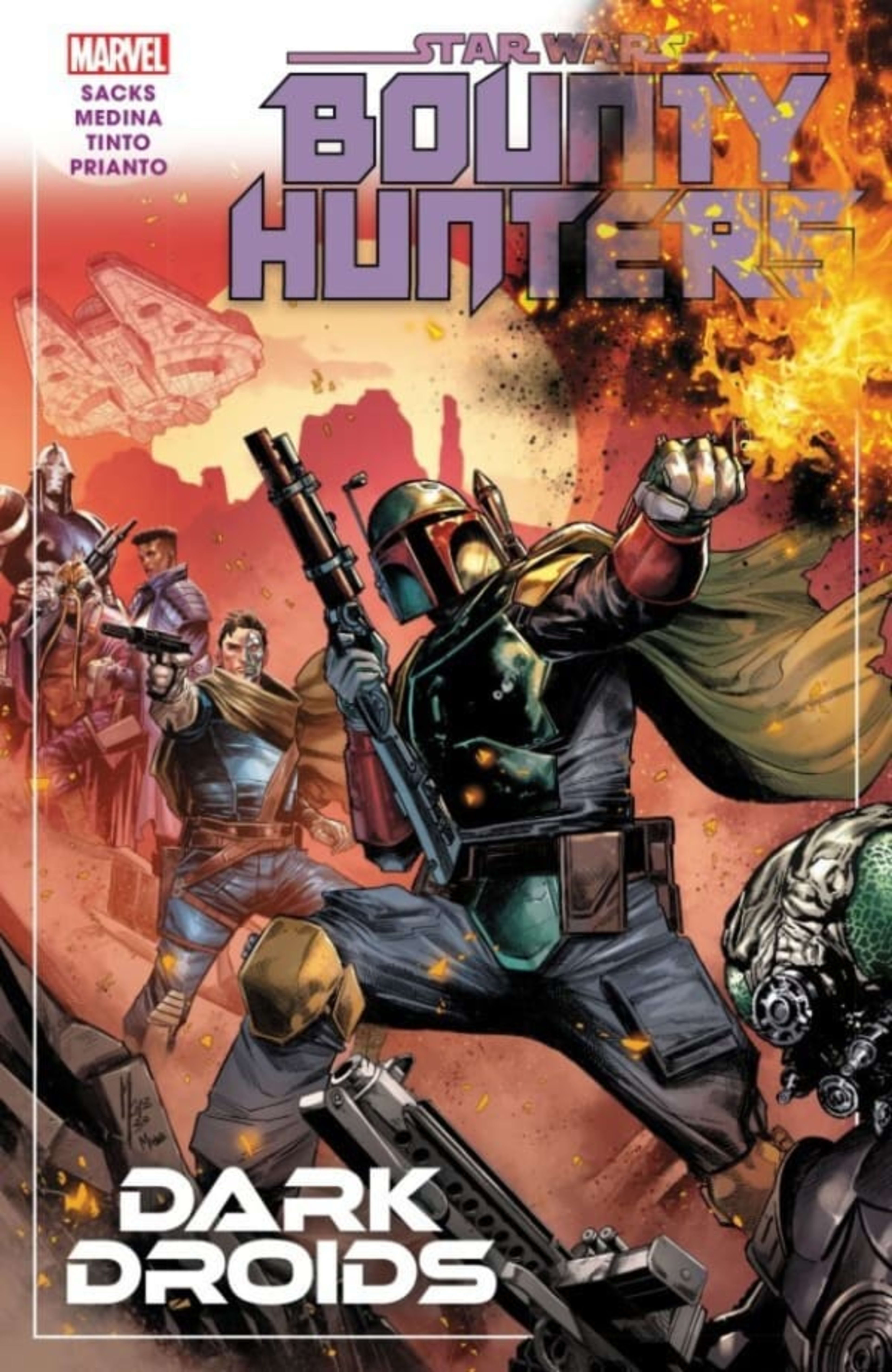 Star Wars: Bounty Hunters: Dark Droids cover — © Marvel