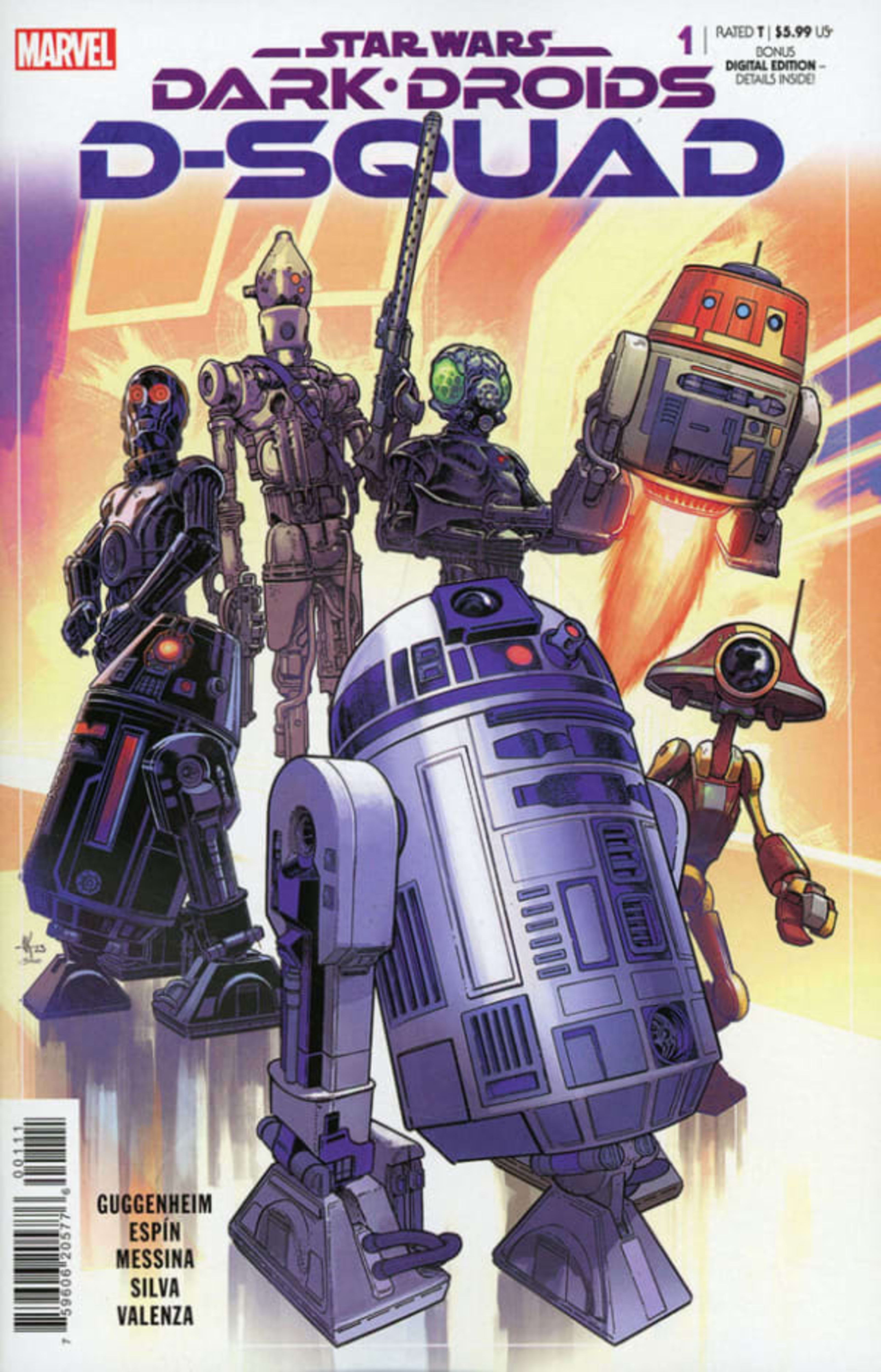 Star Wars: Dark Droids: D-Squad cover — © Marvel