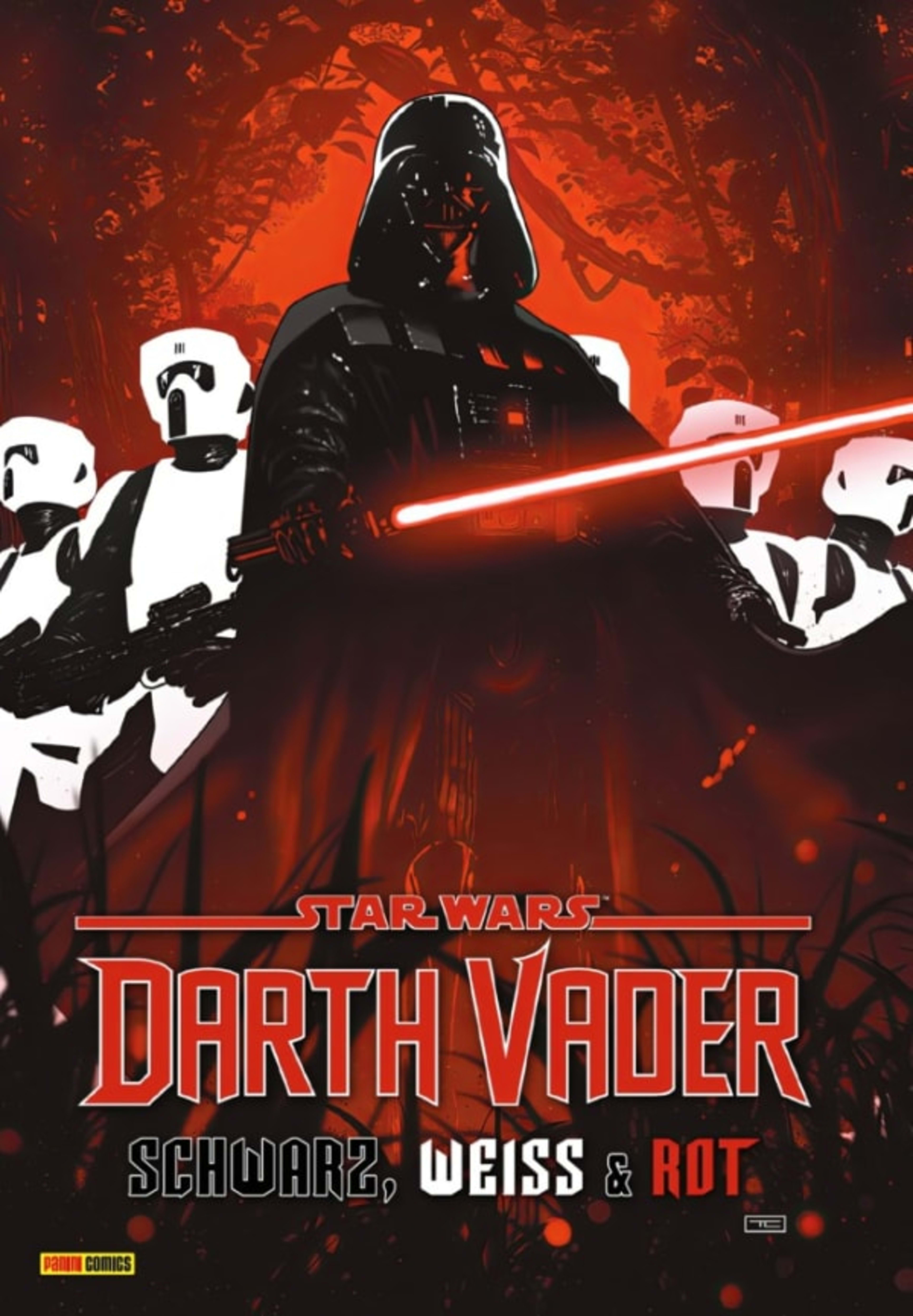 Star Wars: Darth Vader - Schwarz, Weiss und Rot (Deluxe Edition) cover — © Panini Verlag