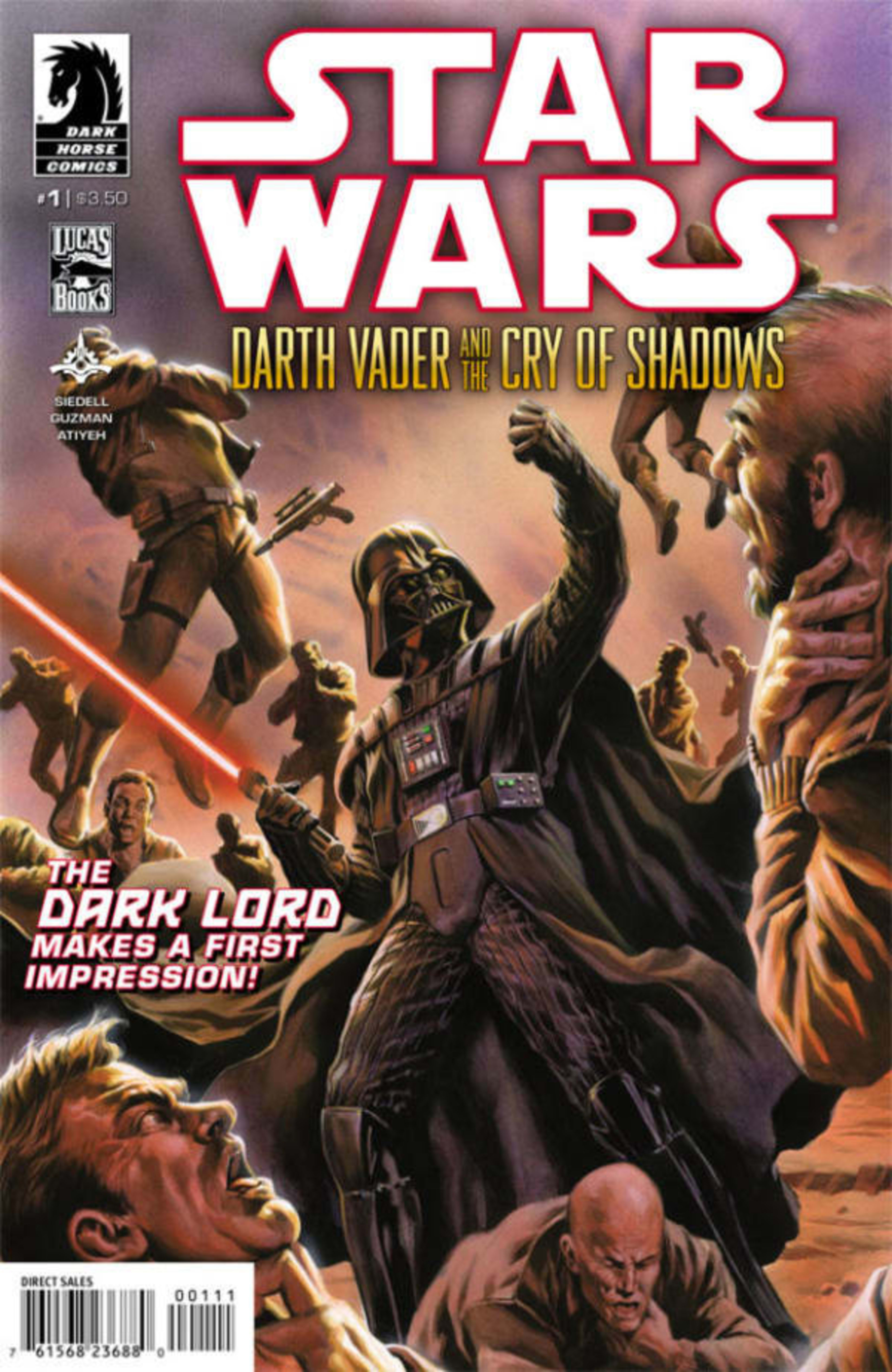 Star Wars: Darth Vader and the Cry of Shadows cover — © Dark Horse Comics