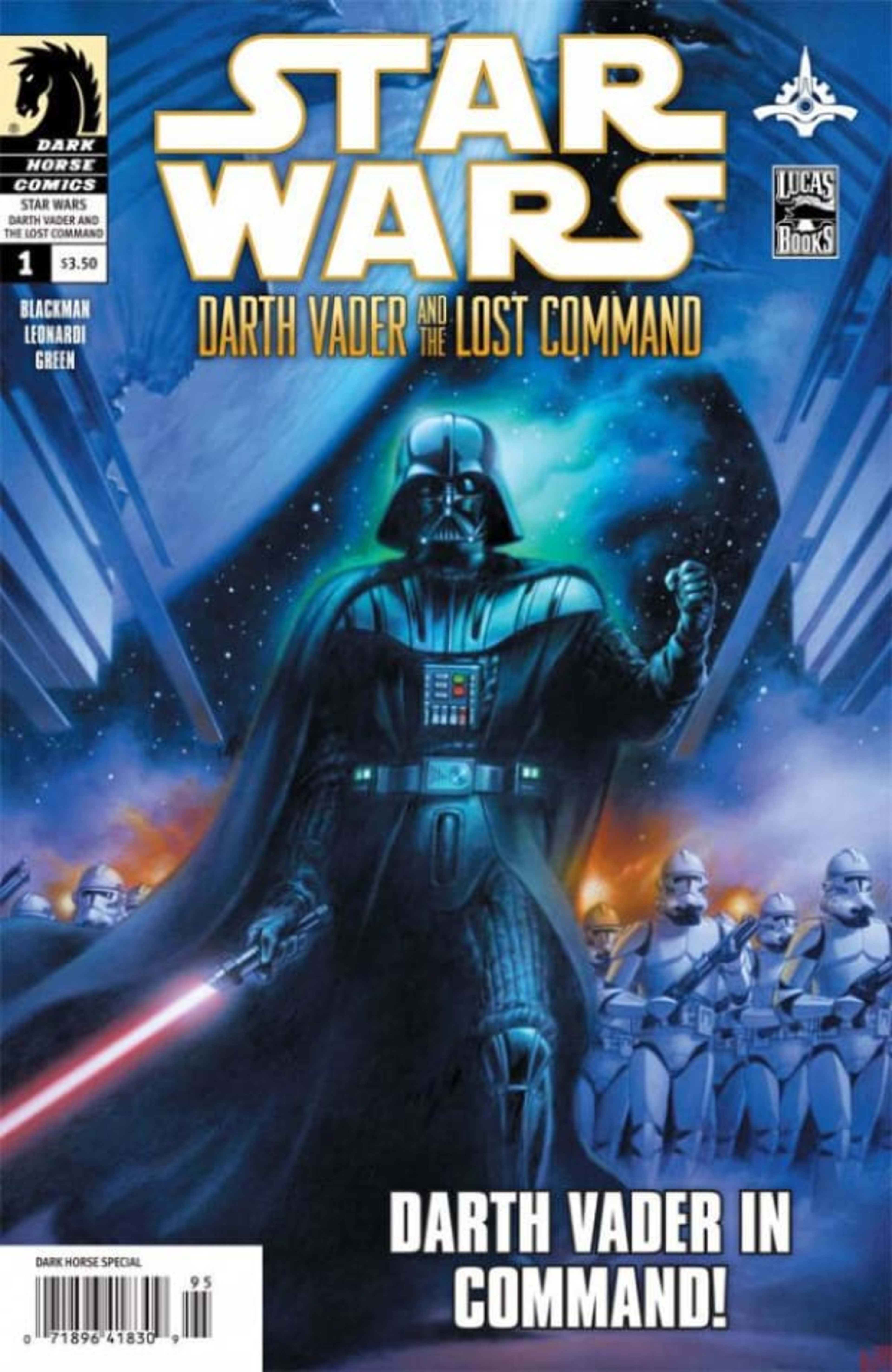 Star Wars: Darth Vader and the Lost Command cover — © Dark Horse Comics