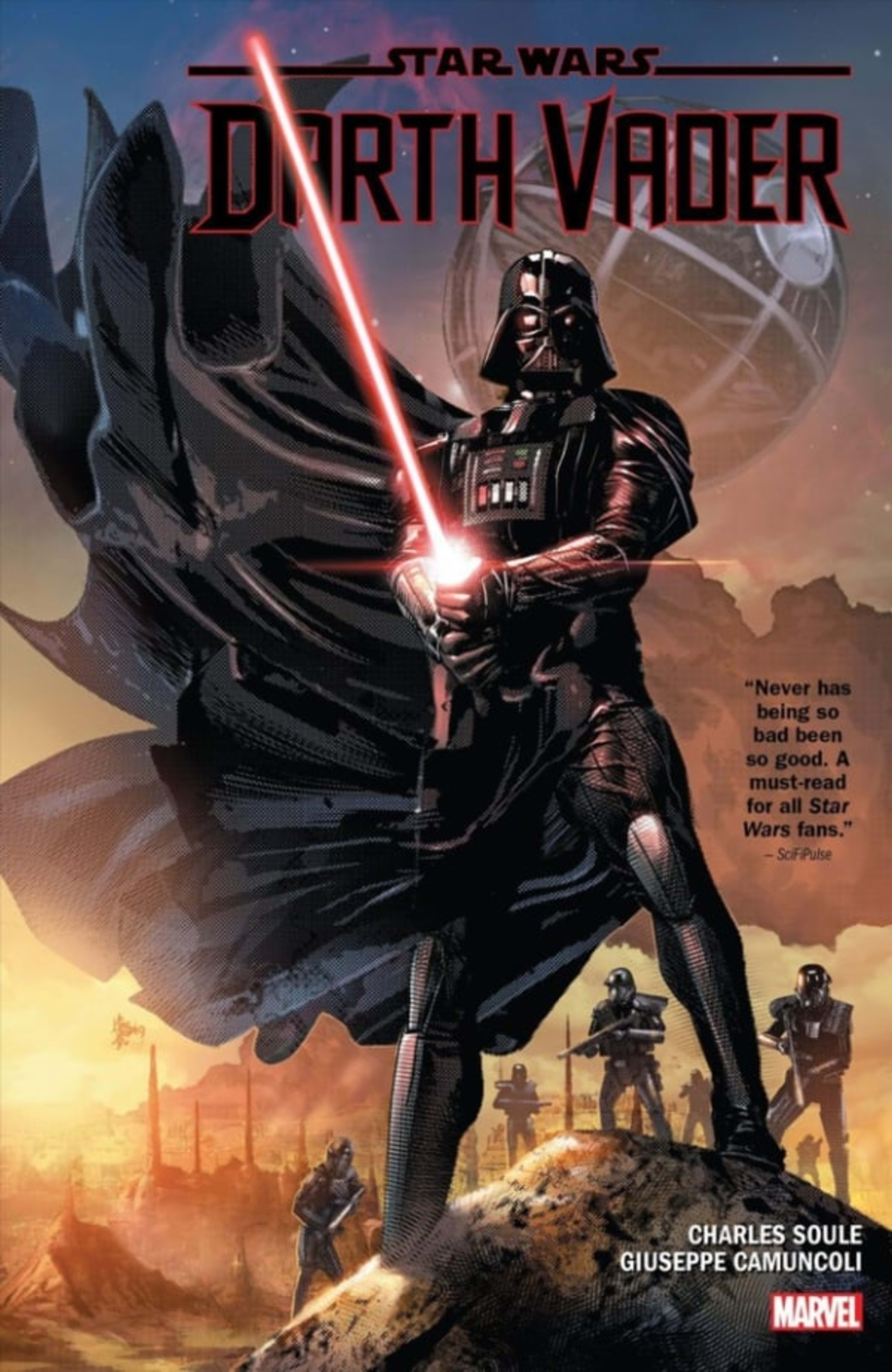 Star Wars: Darth Vader by Charles Soule Omnibus cover — © Marvel