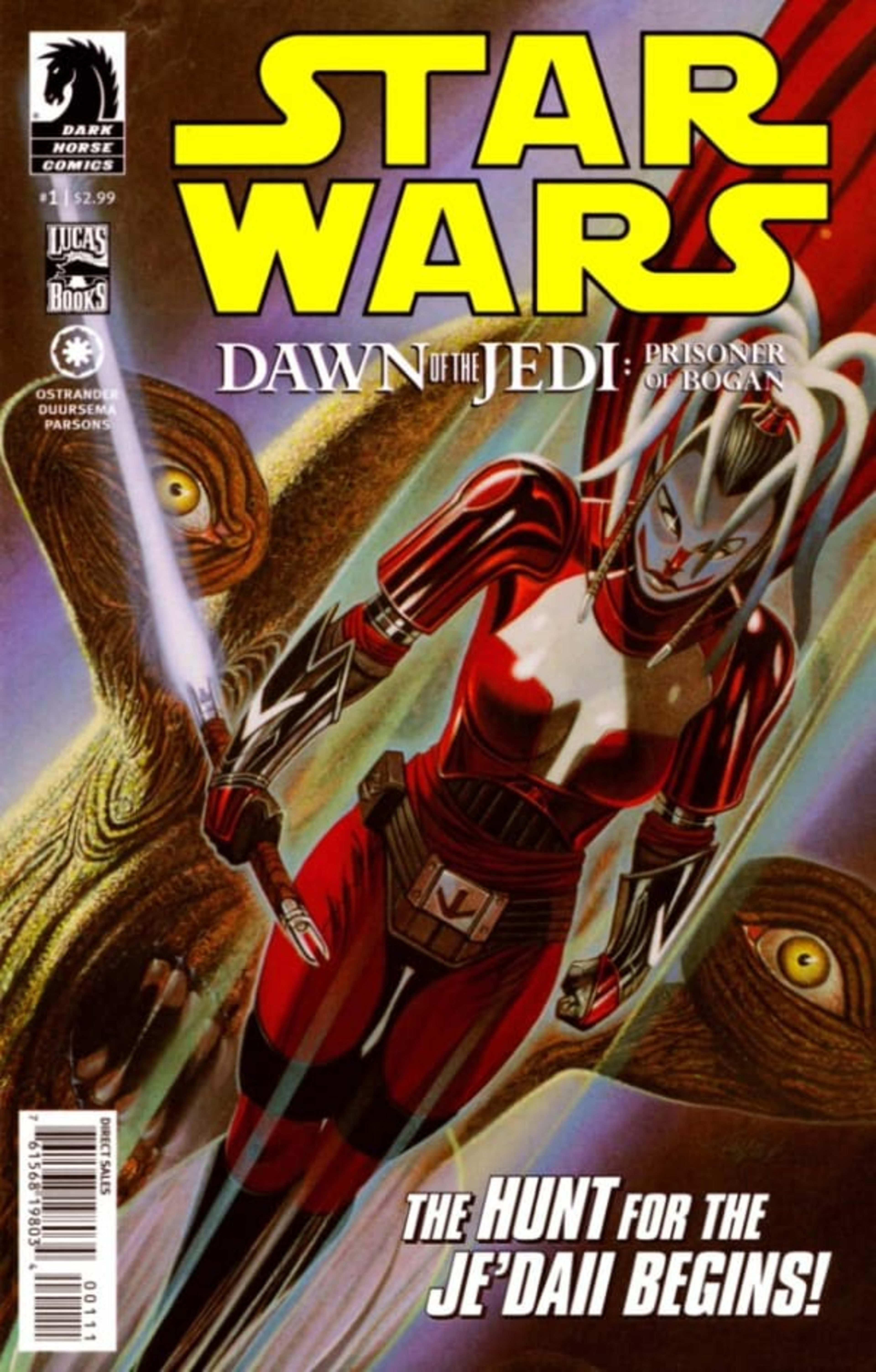 Star Wars: Dawn Of The Jedi - The Prisoner Of Bogan cover — © Dark Horse Comics