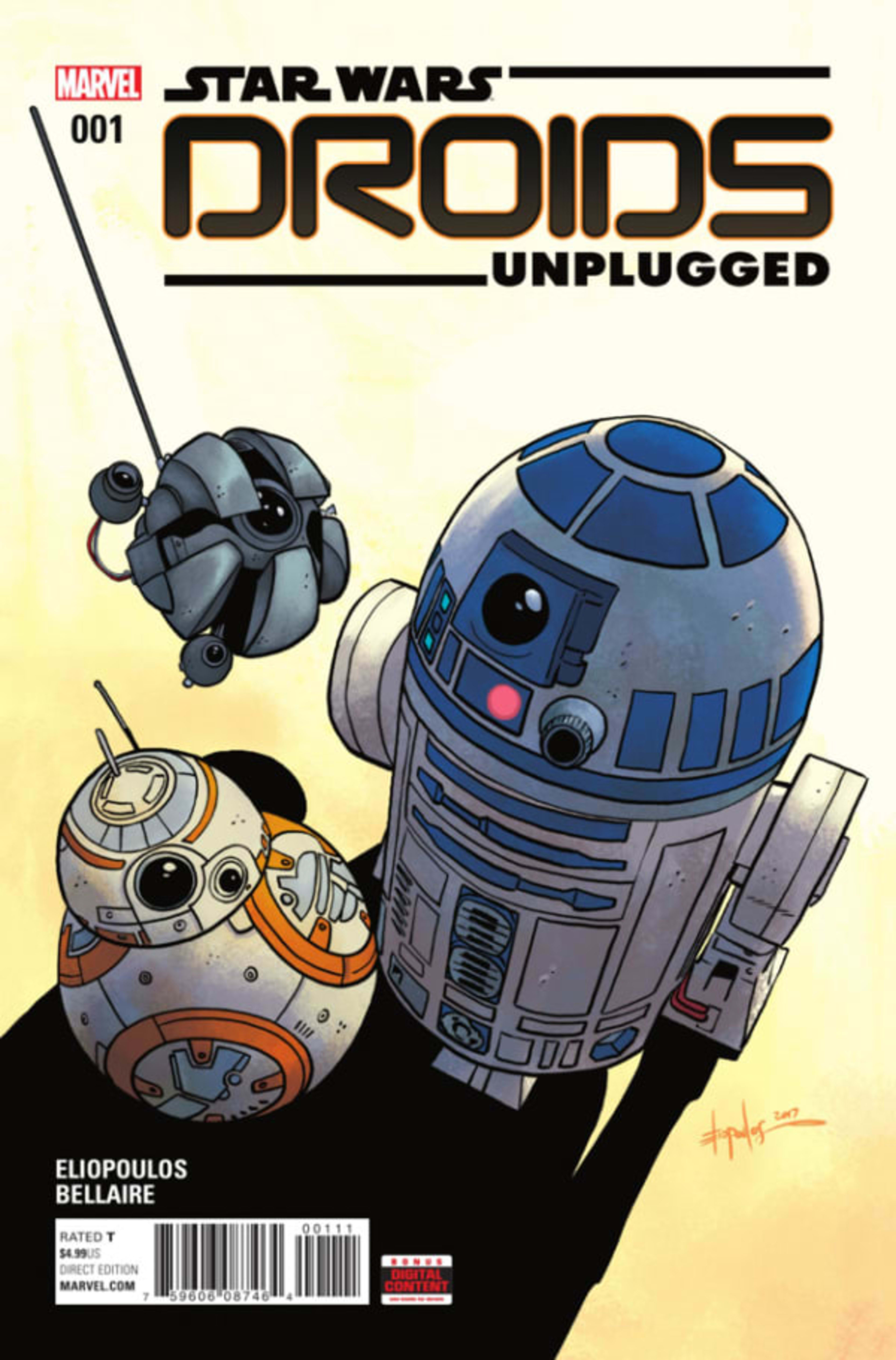Star Wars: Droids Unplugged cover — © Marvel