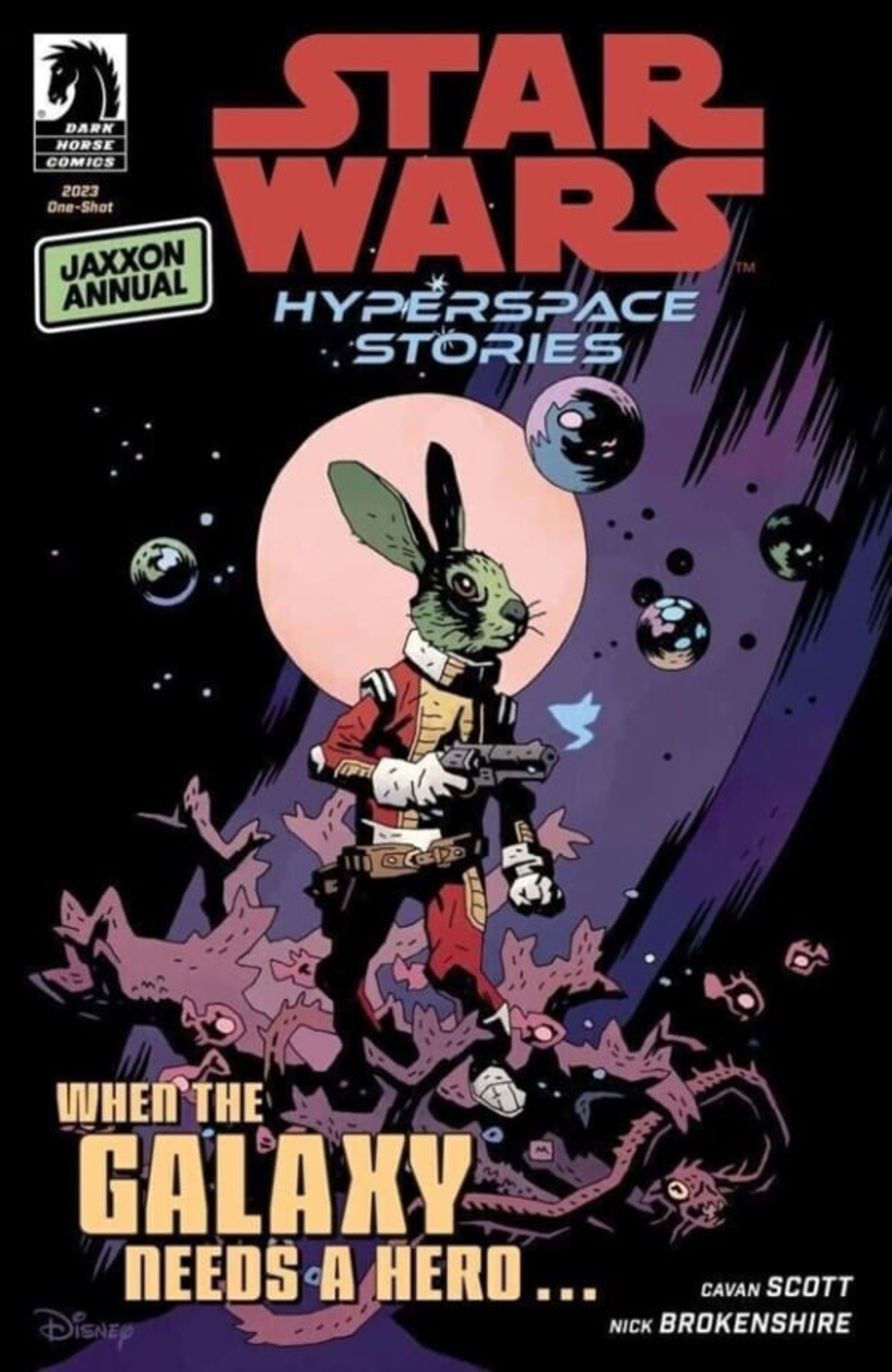 Star Wars: Hyperspace Stories Annual - Jaxxon 2023 cover — © Dark Horse Comics