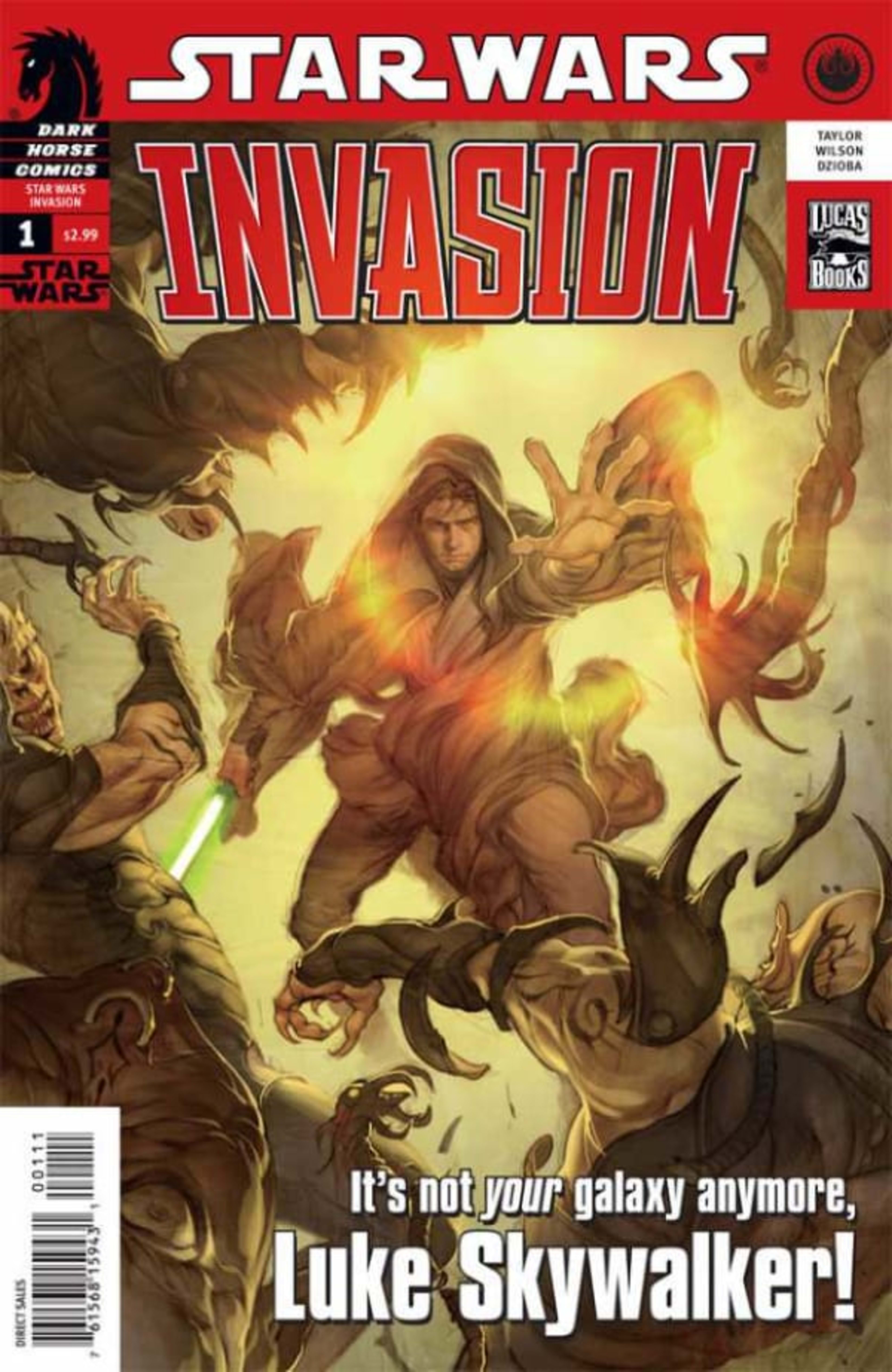 Star Wars: Invasion cover — © Dark Horse Comics