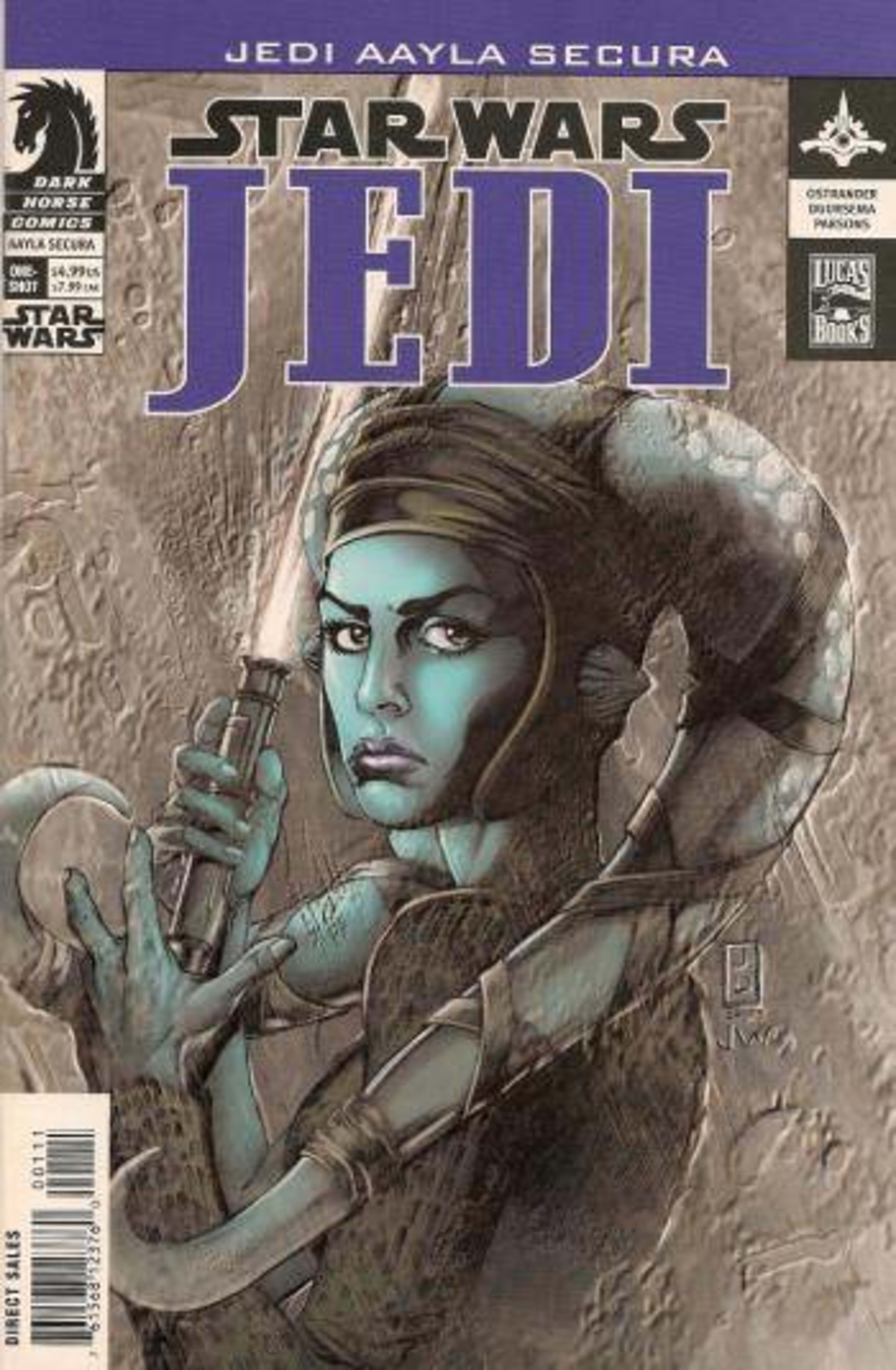 Star Wars: Jedi - Aayla Secura cover — © Dark Horse Comics