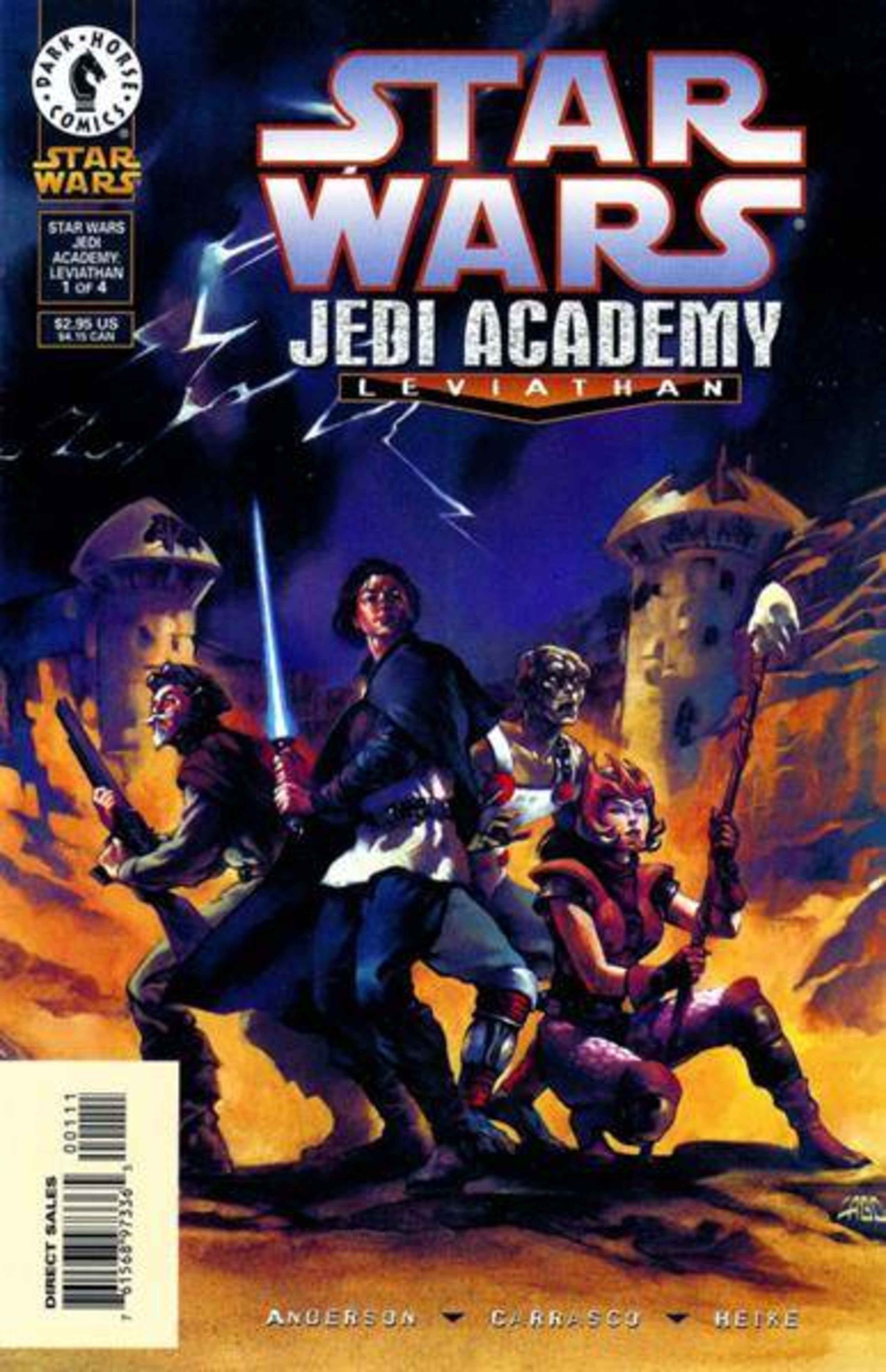 Star Wars: Jedi Academy - Leviathan cover — © Dark Horse Comics