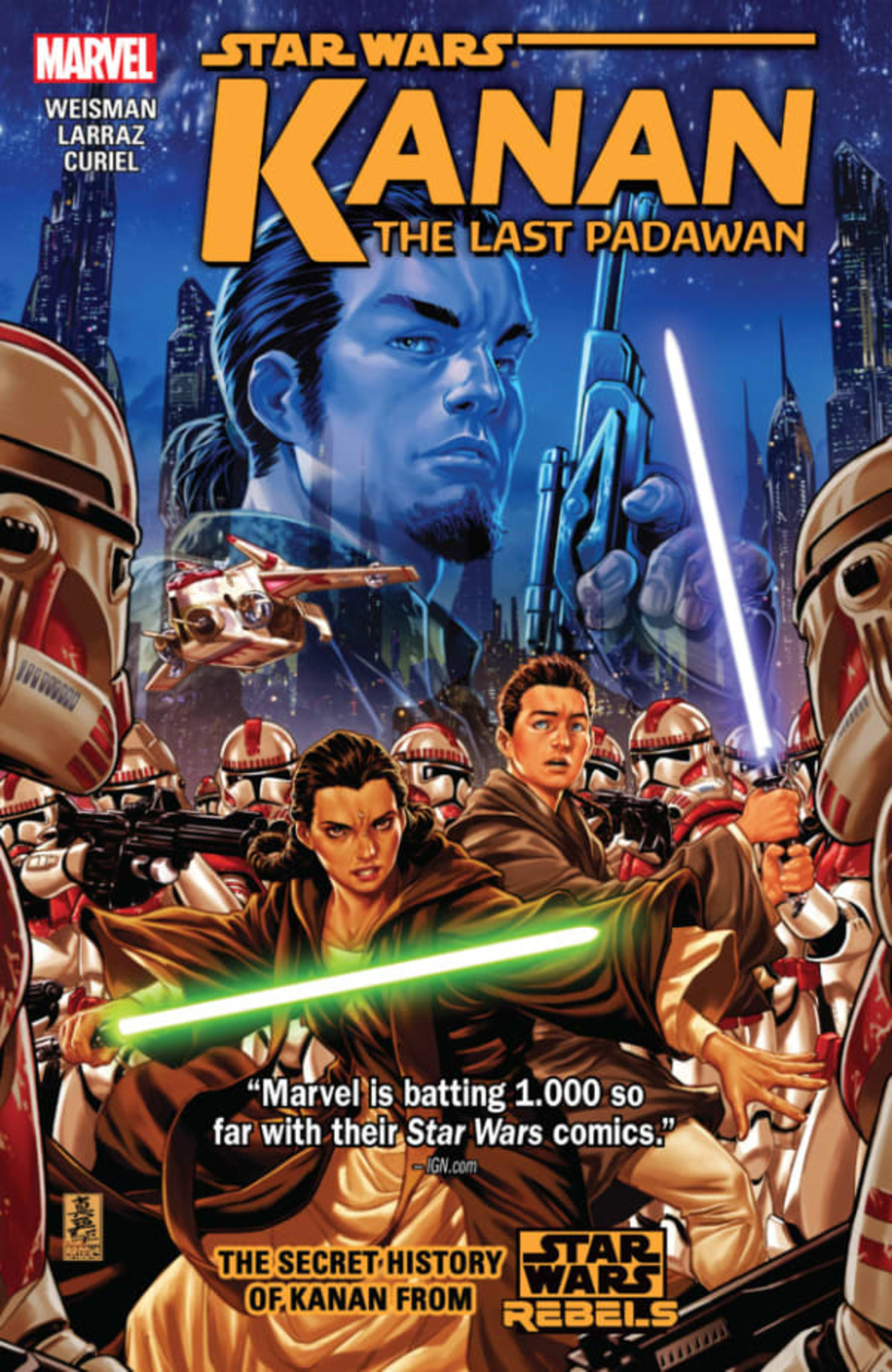 Star Wars: Kanan - The Last Padawan cover — © Marvel