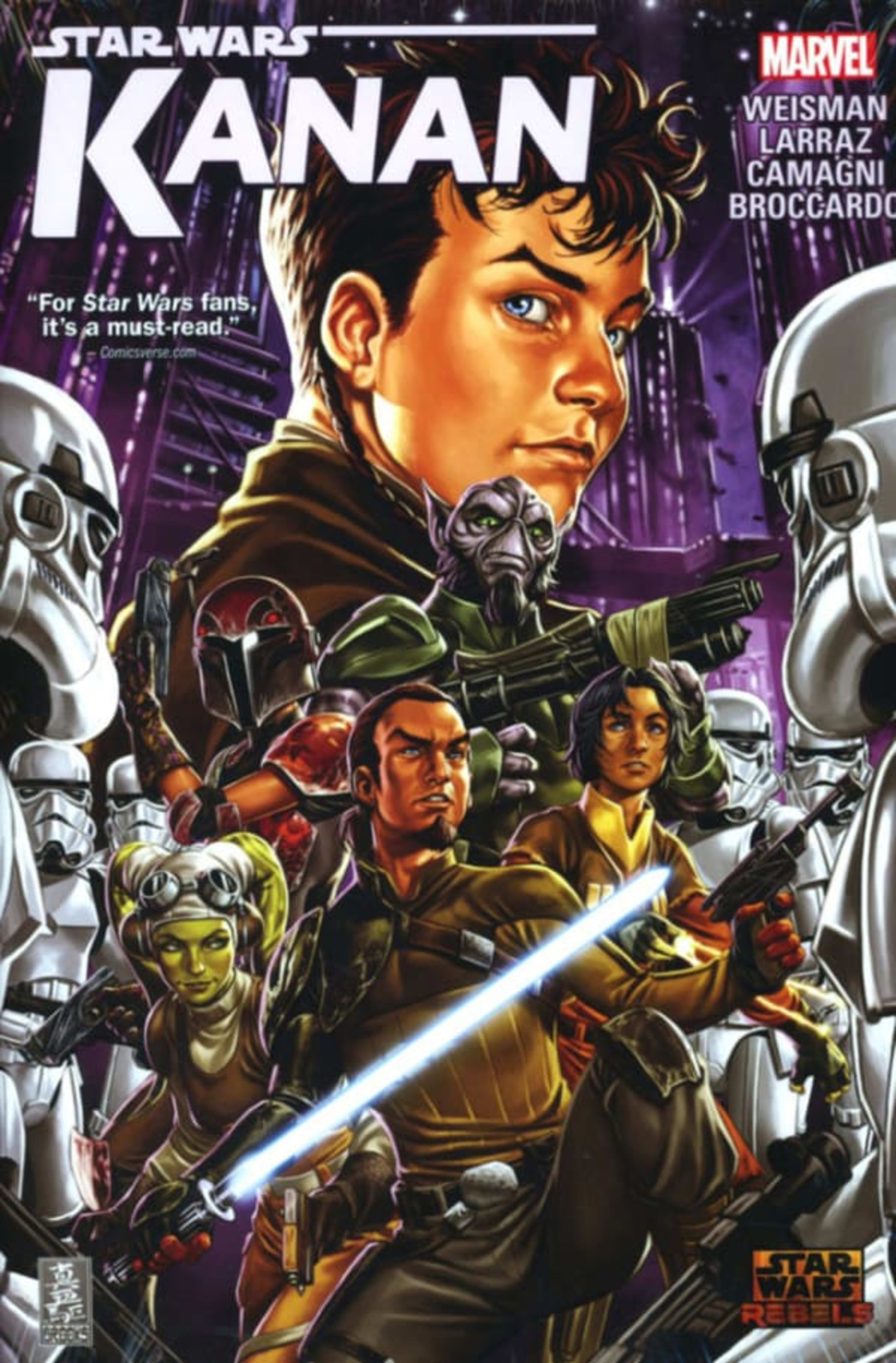 Star Wars: Kanan Omnibus cover — © Marvel
