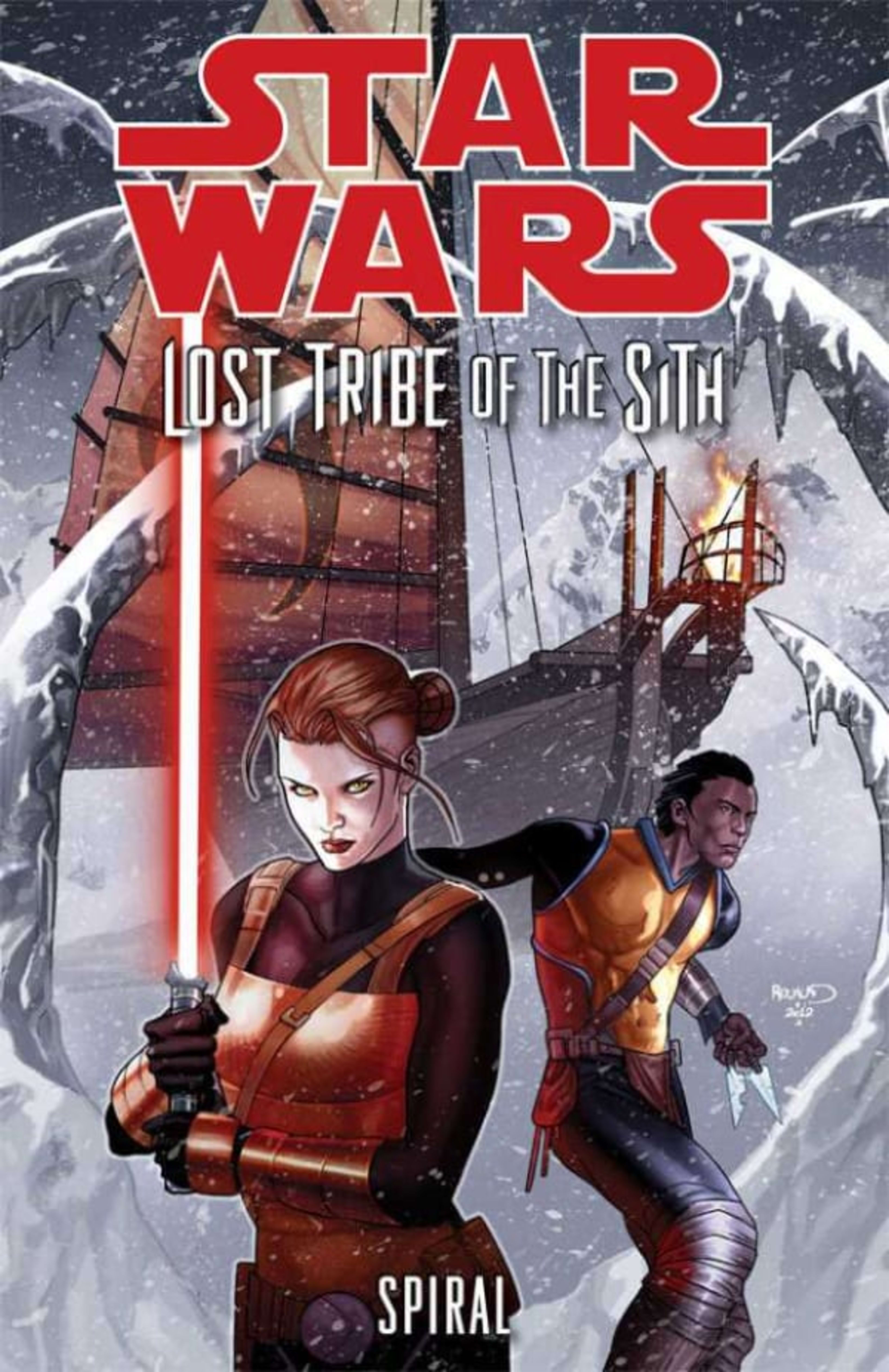Star Wars: Lost Tribe of the Sith - Spiral cover — © Dark Horse Comics