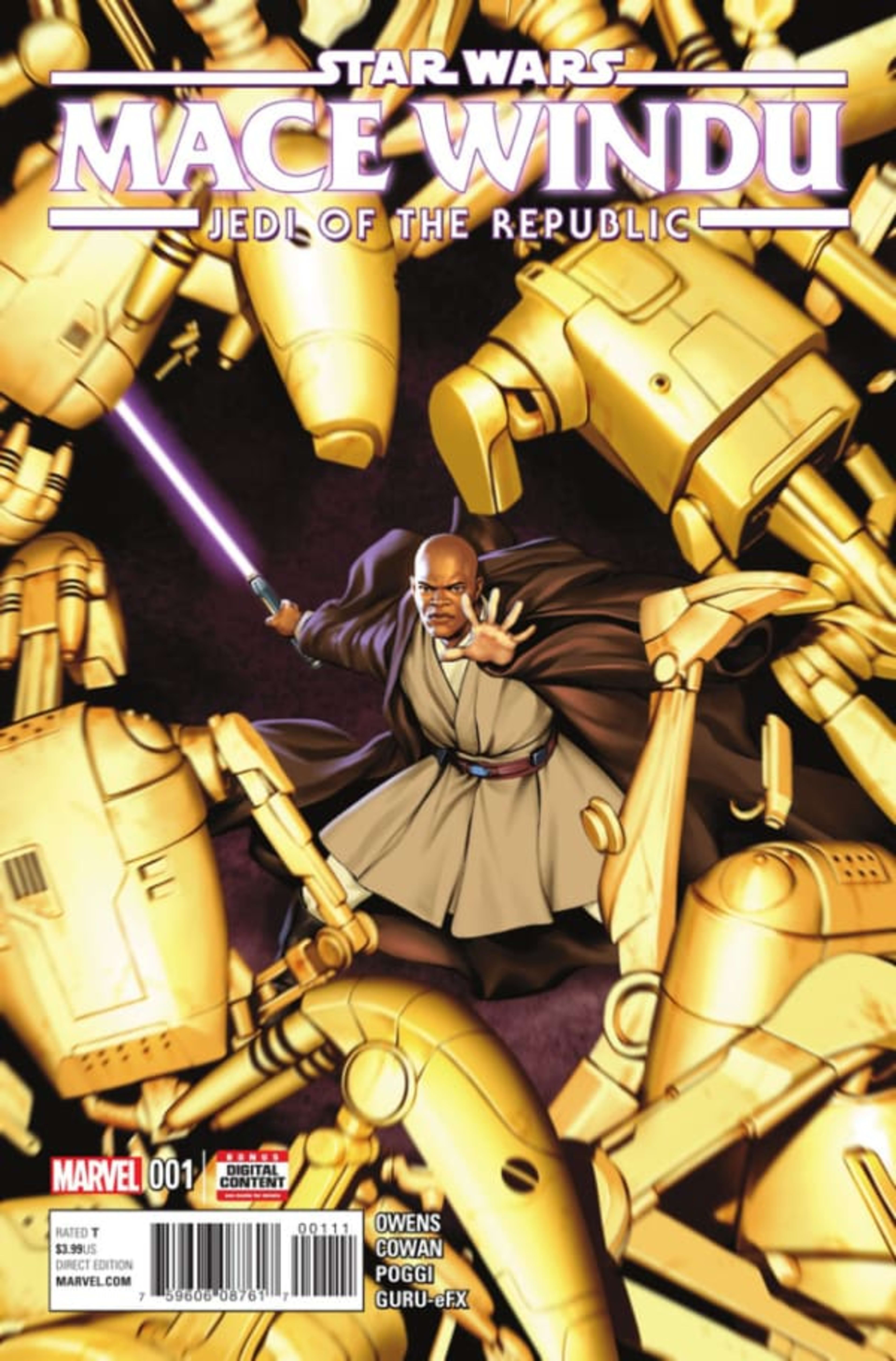 Star Wars: Mace Windu cover — © Marvel