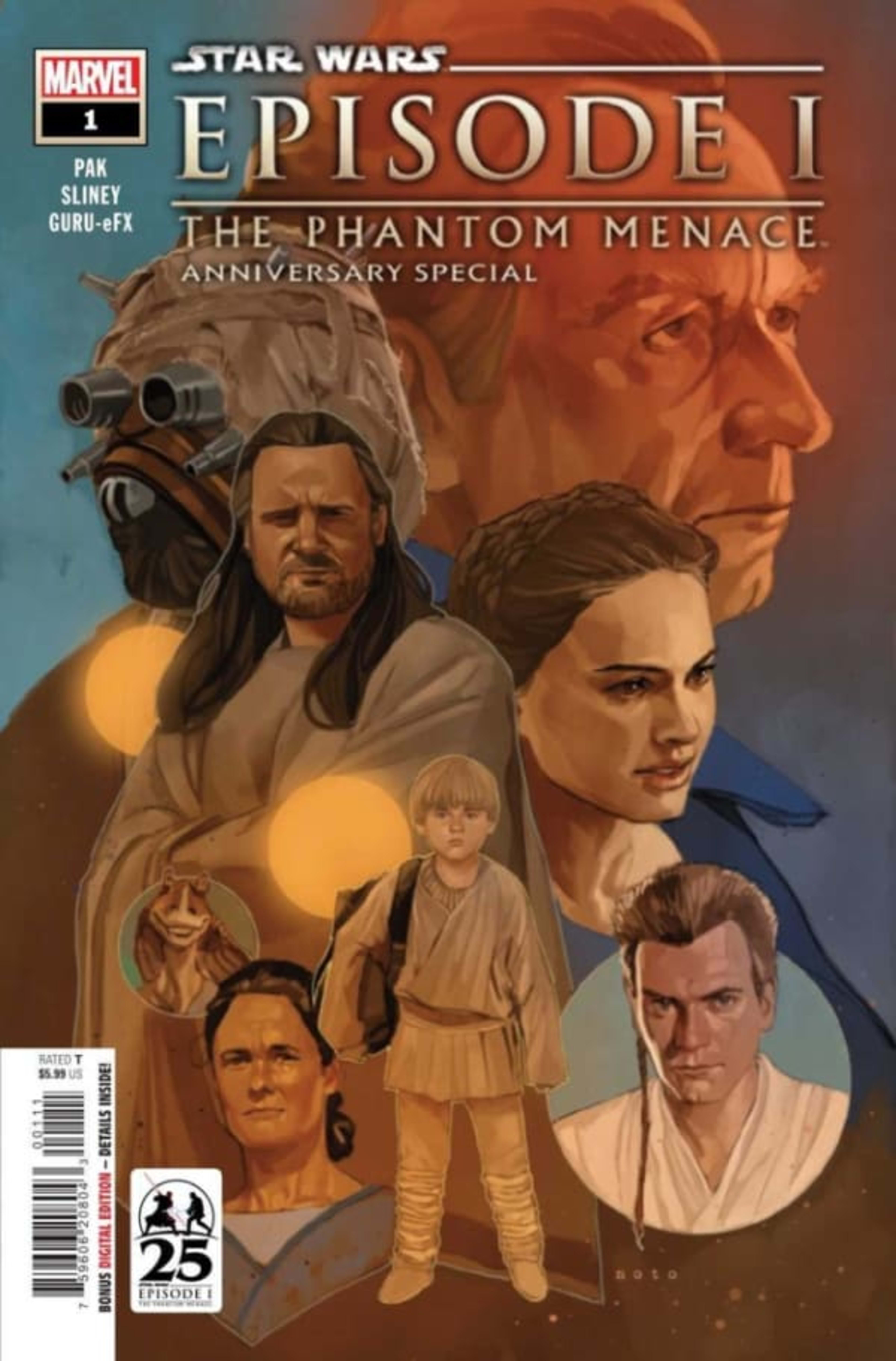 Star Wars: Phantom Menace 25th Anniversary Special cover — © Marvel