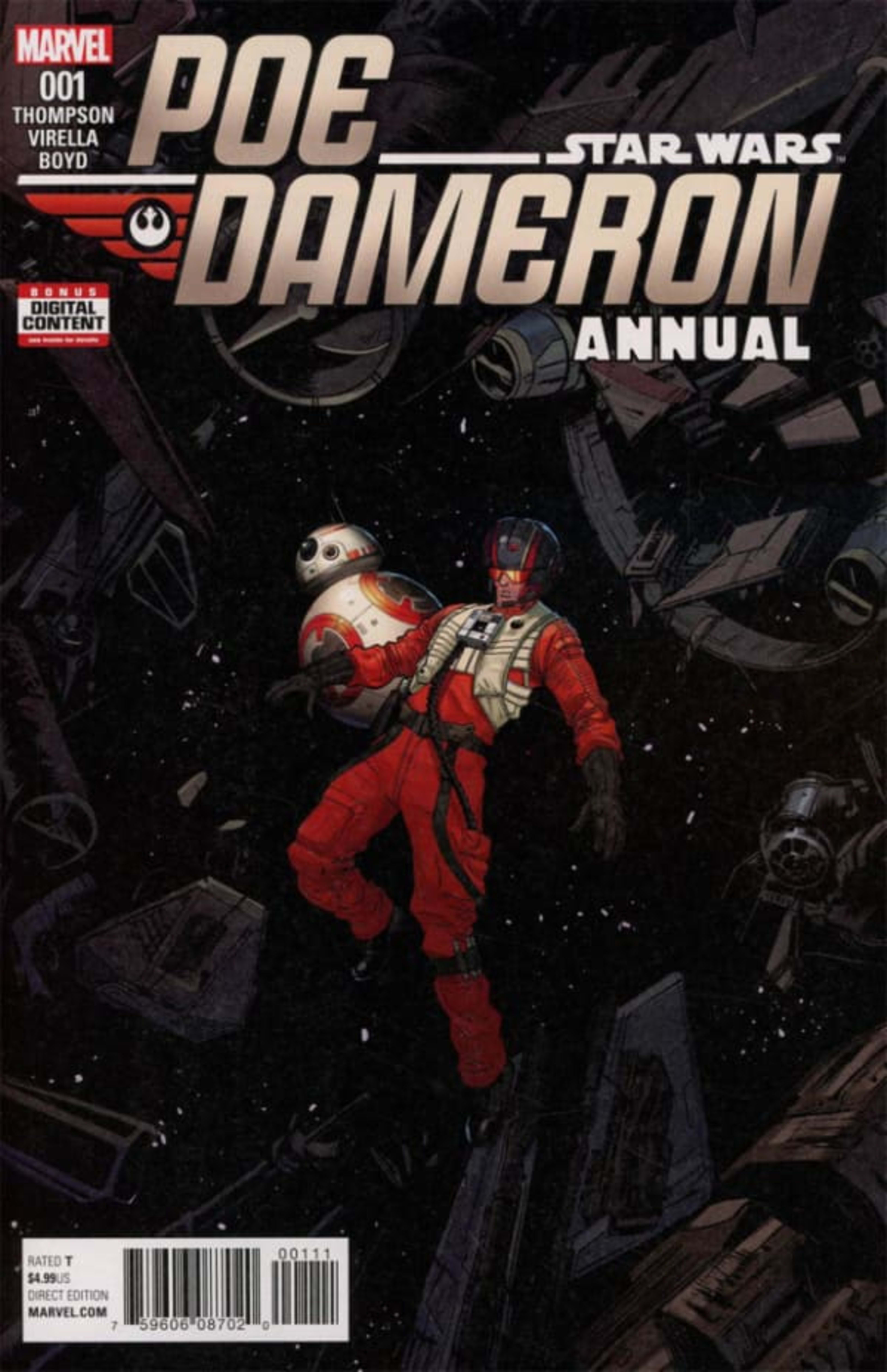 Star Wars: Poe Dameron Annual cover — © Marvel